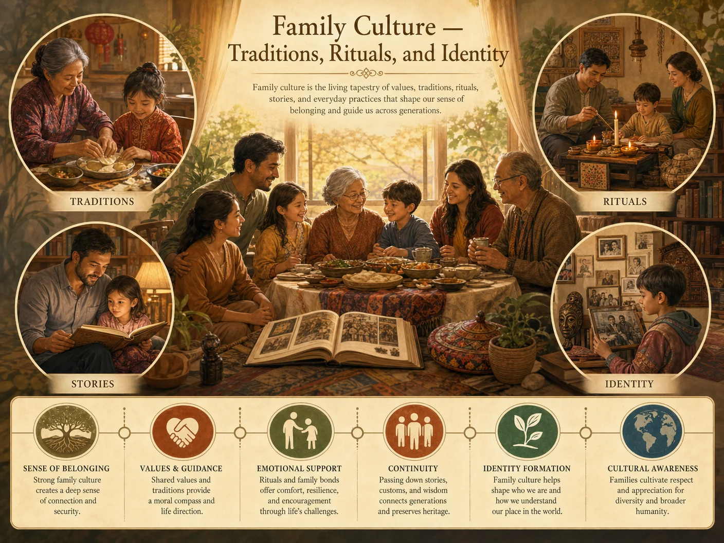 Family Culture — Traditions, Rituals, and Identity