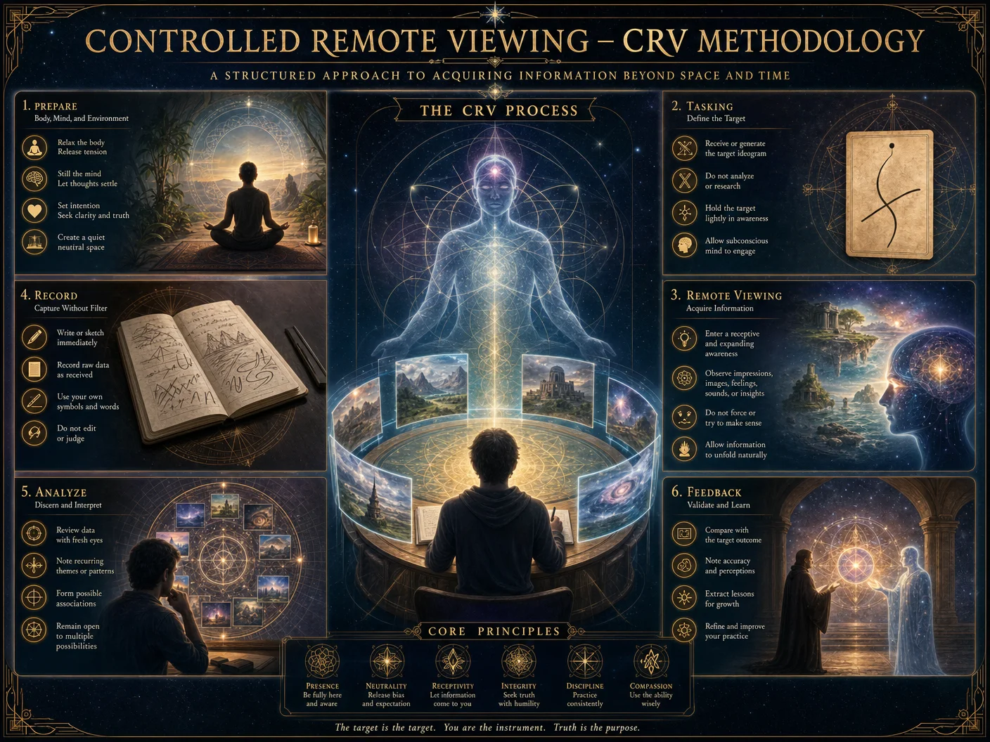 Controlled Remote Viewing — CRV Methodology