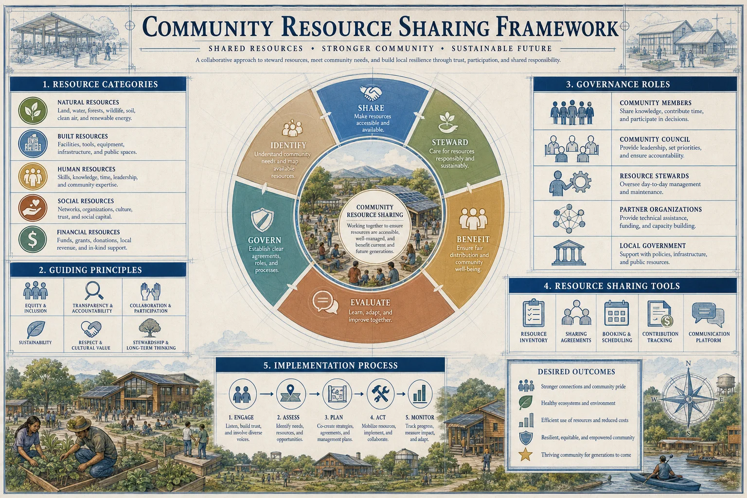 Community Resource Sharing Framework