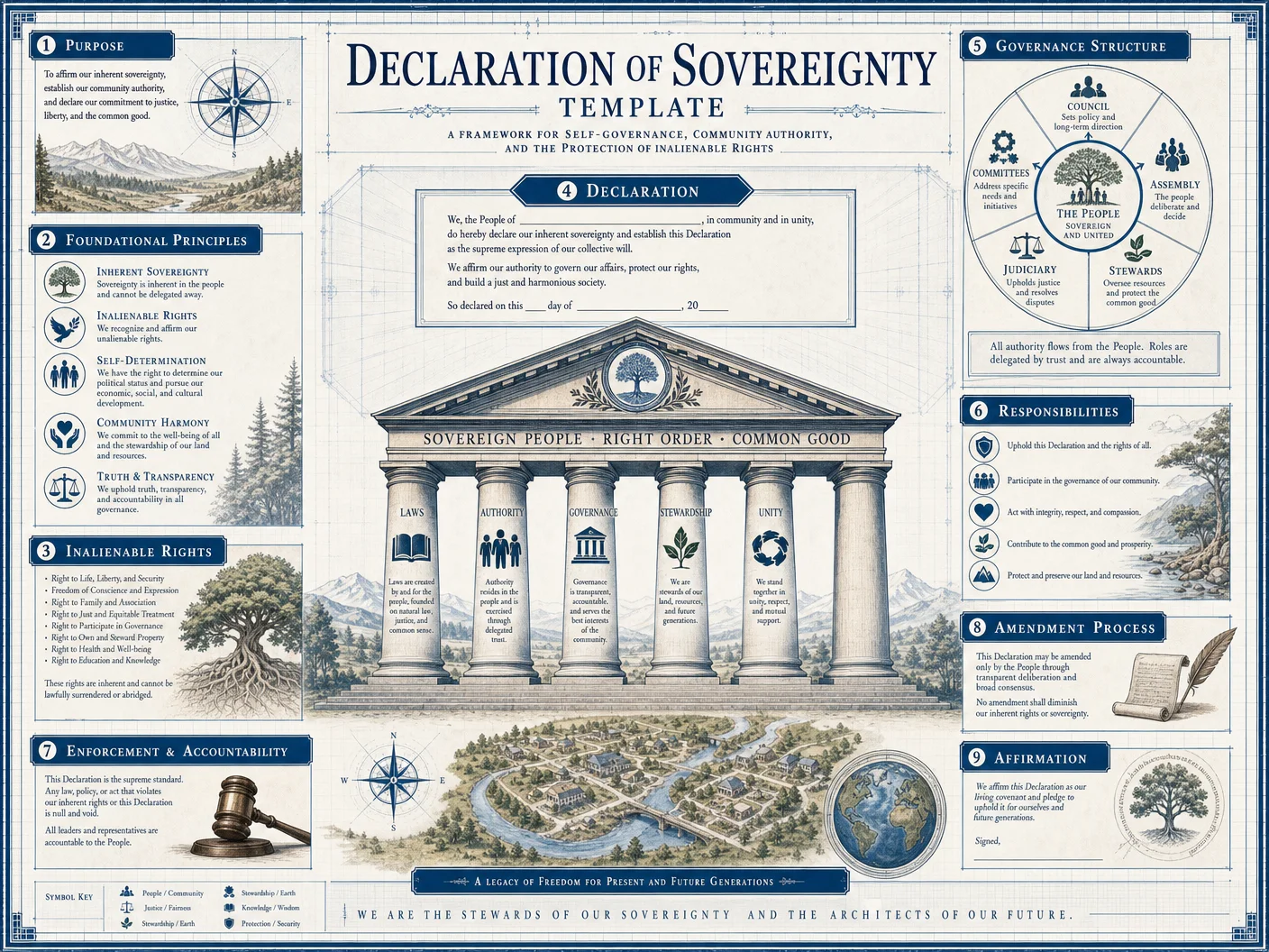 Declaration of Sovereignty Template