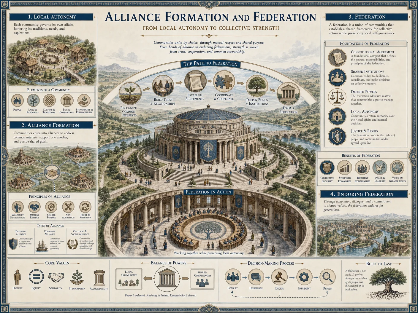 Alliance Formation and Federation
