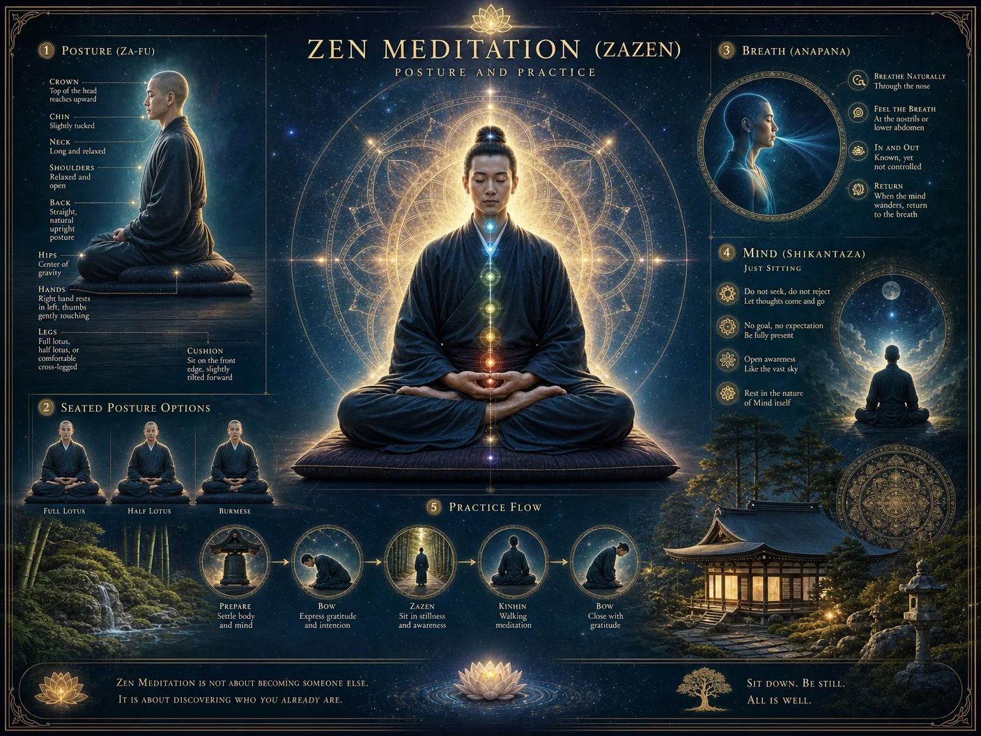 Zen Meditation (Zazen) — Posture and Practice
