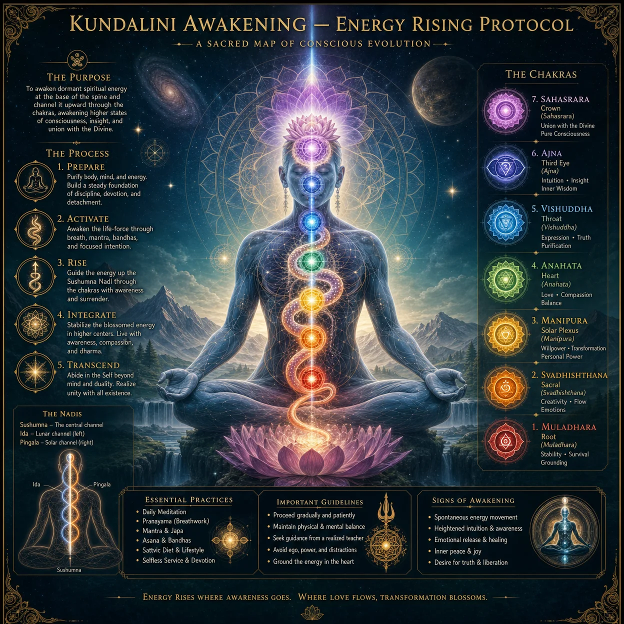 Kundalini Awakening — Energy Rising Protocol