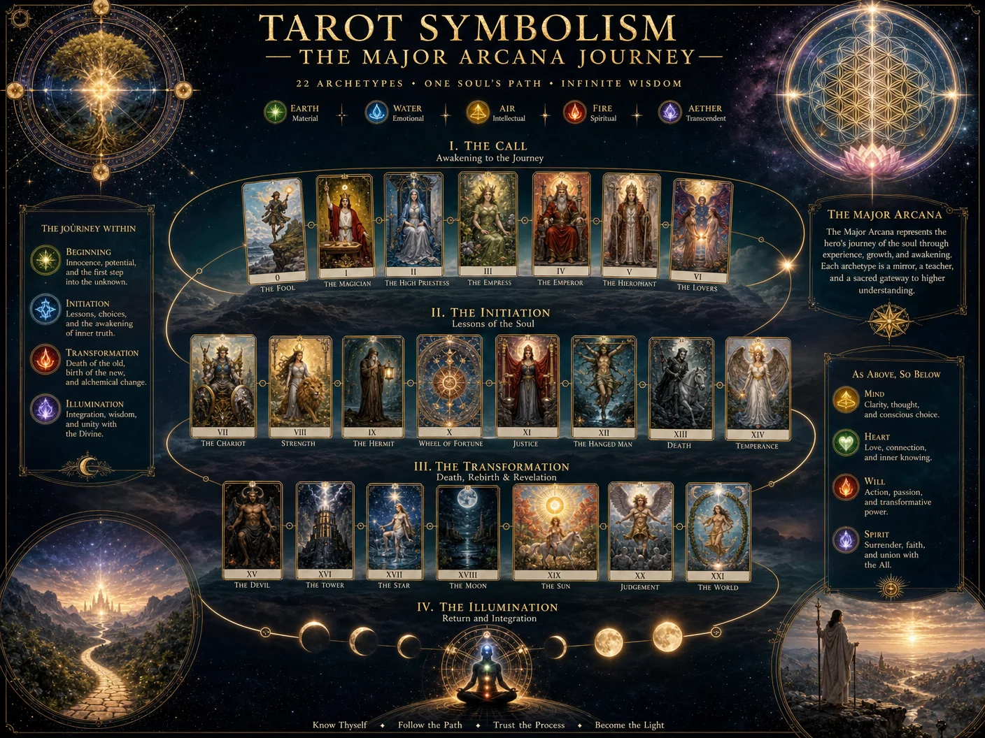 Tarot Symbolism — The Major Arcana Journey