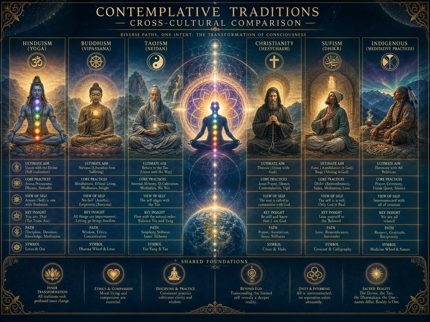 Contemplative Traditions — Cross-Cultural Comparison