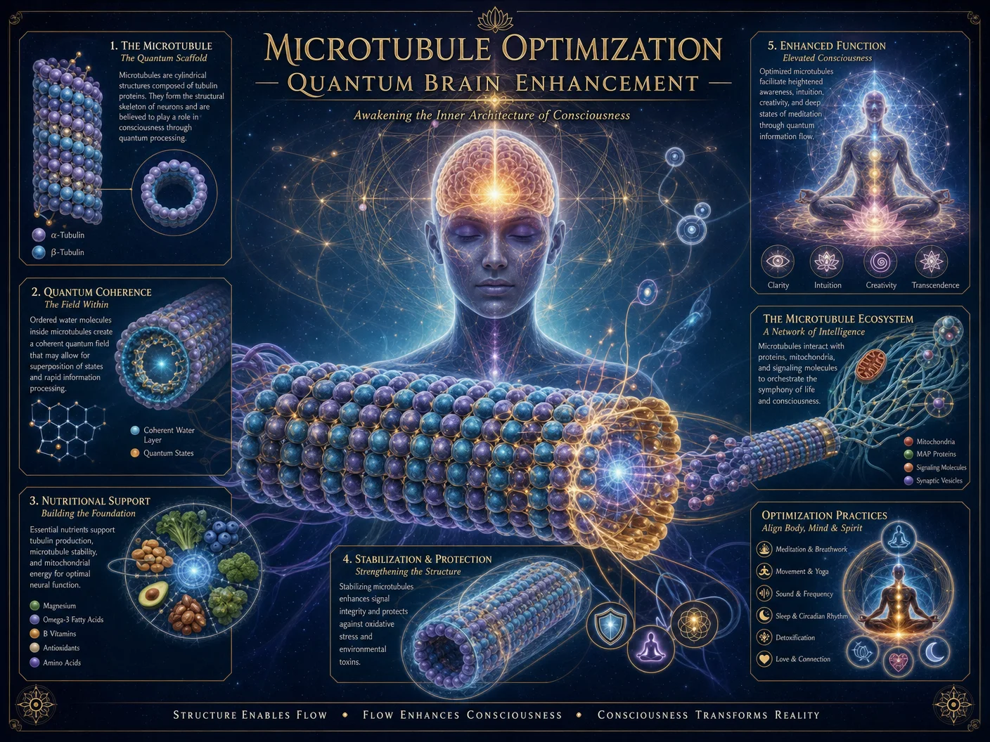 Microtubule Optimization — Quantum Brain Enhancement