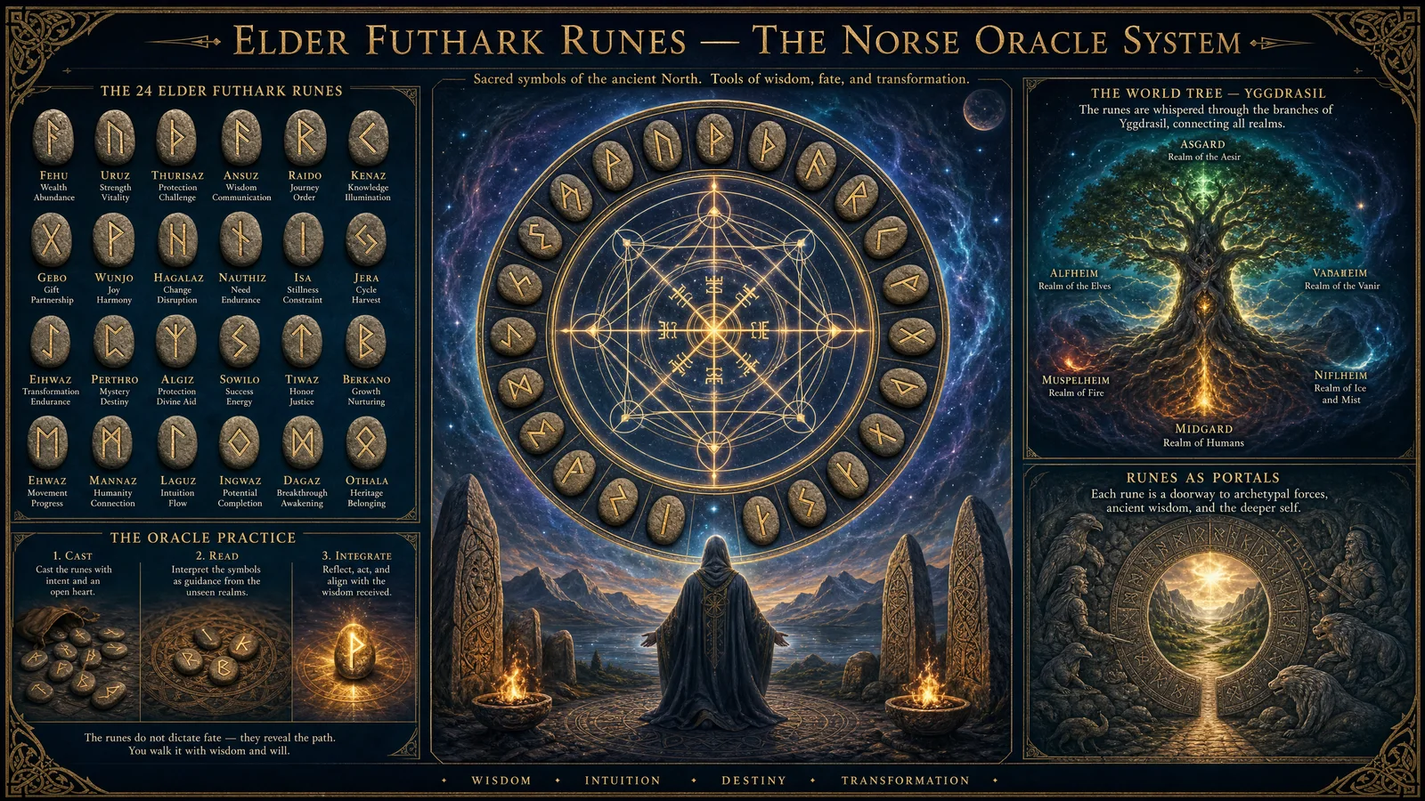 Elder Futhark Runes — The Norse Oracle System