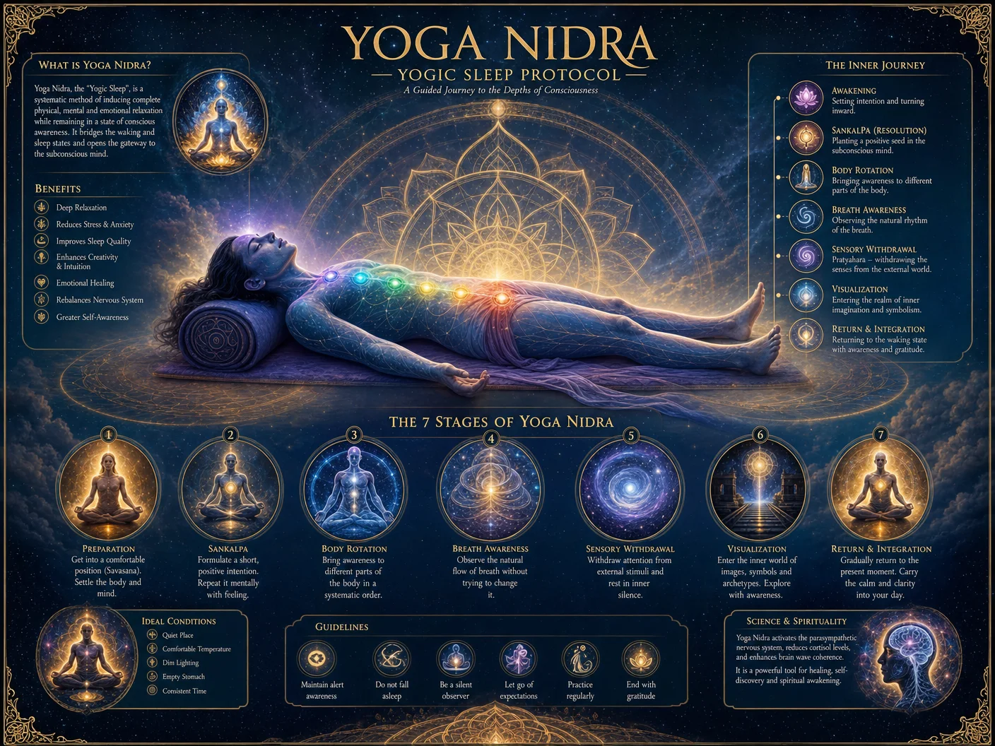 Yoga Nidra — Yogic Sleep Protocol