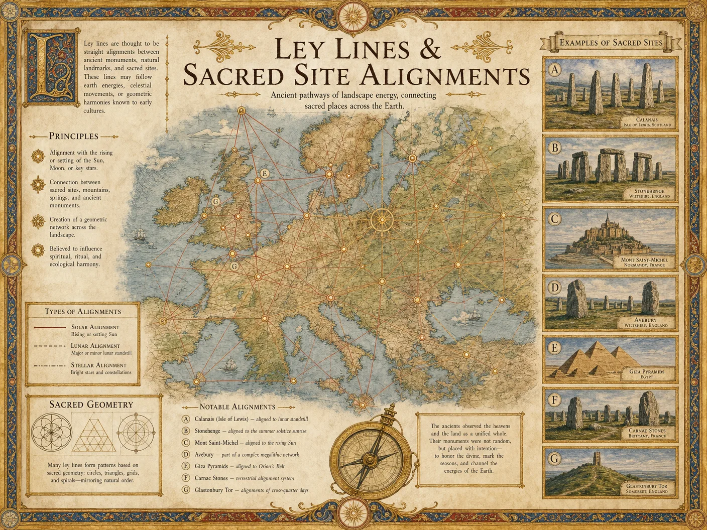 Ley Lines & Sacred Site Alignments