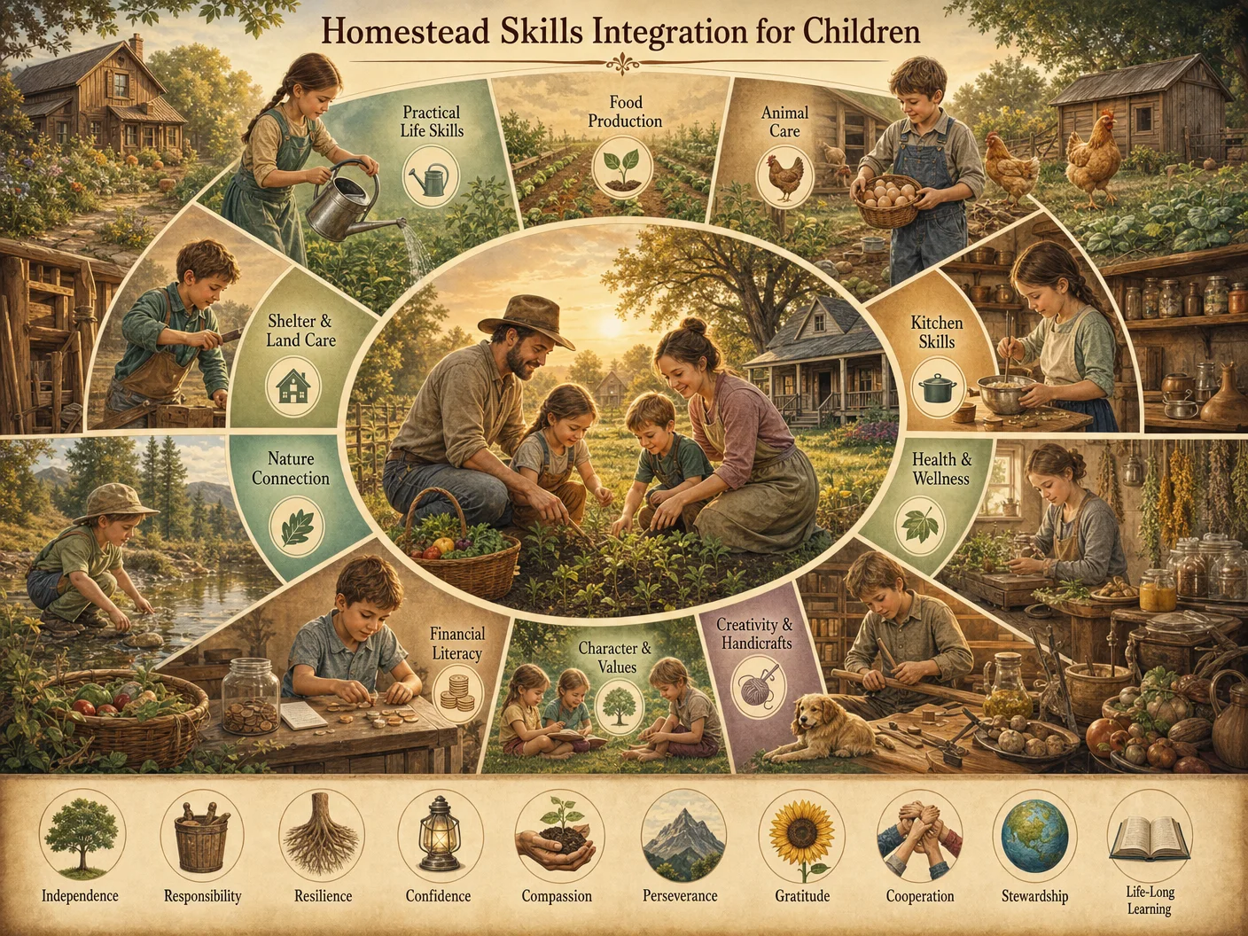 Homestead Skills Integration for Children