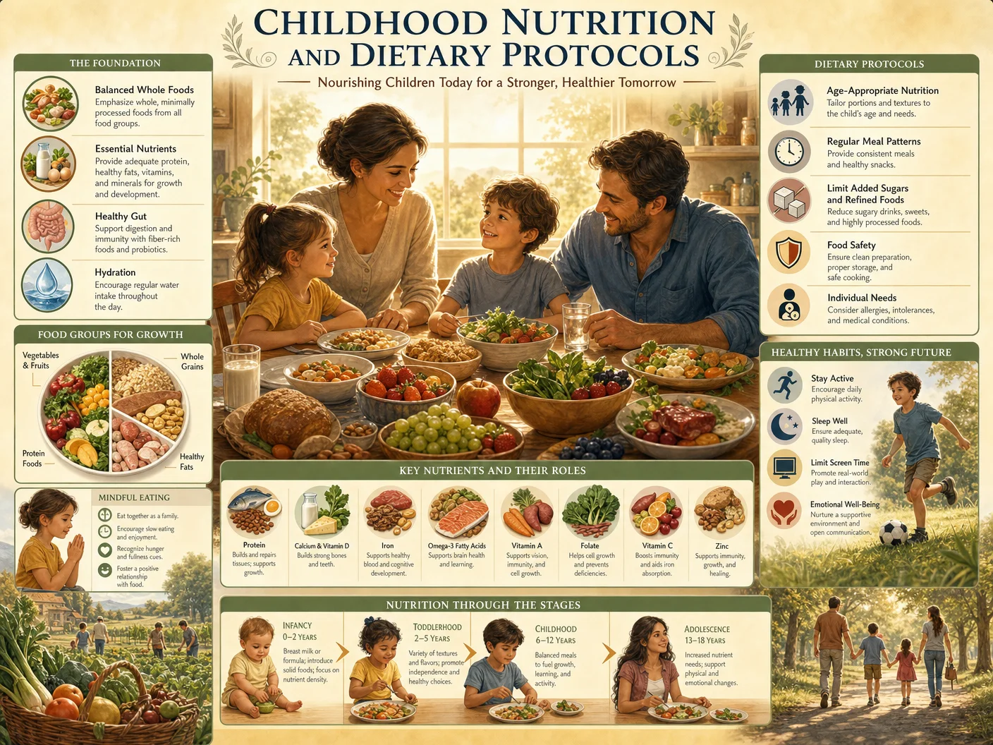 Childhood Nutrition and Dietary Protocols