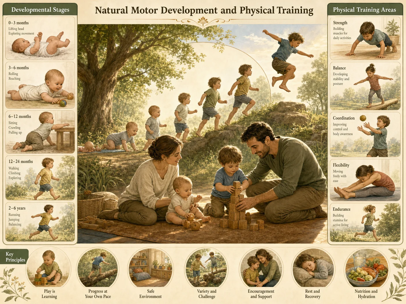 Natural Motor Development and Physical Training