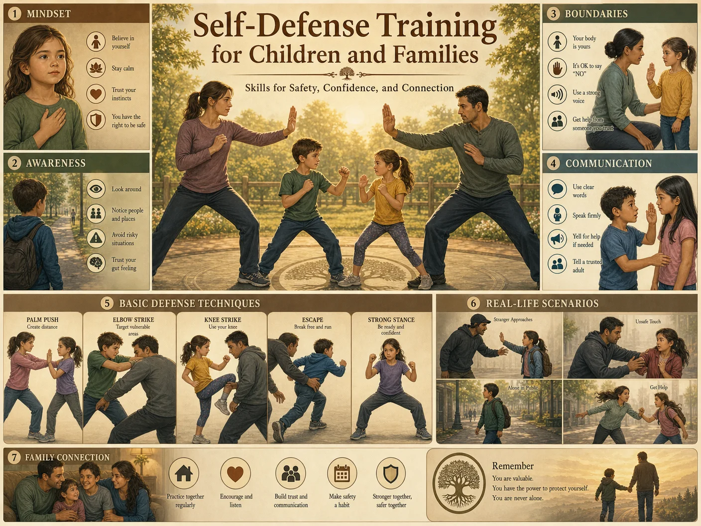 Self-Defense Training for Children and Families