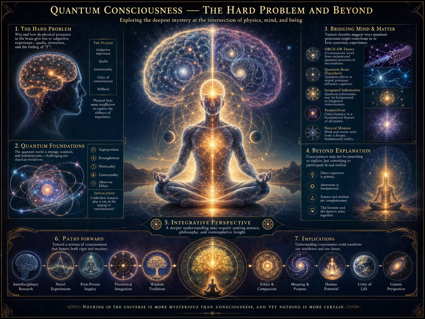 Quantum Consciousness — The Hard Problem and Beyond