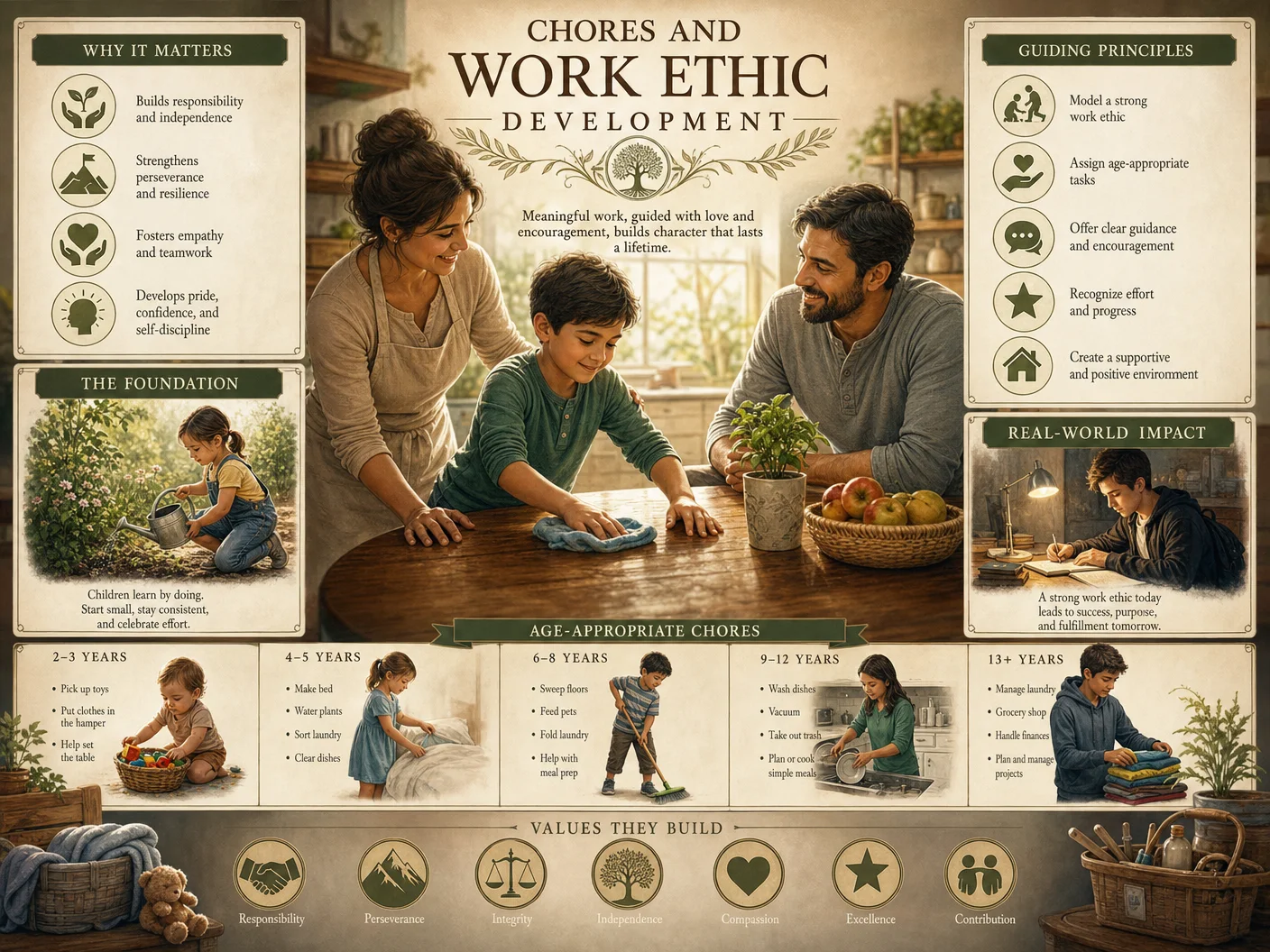Chores and Work Ethic Development