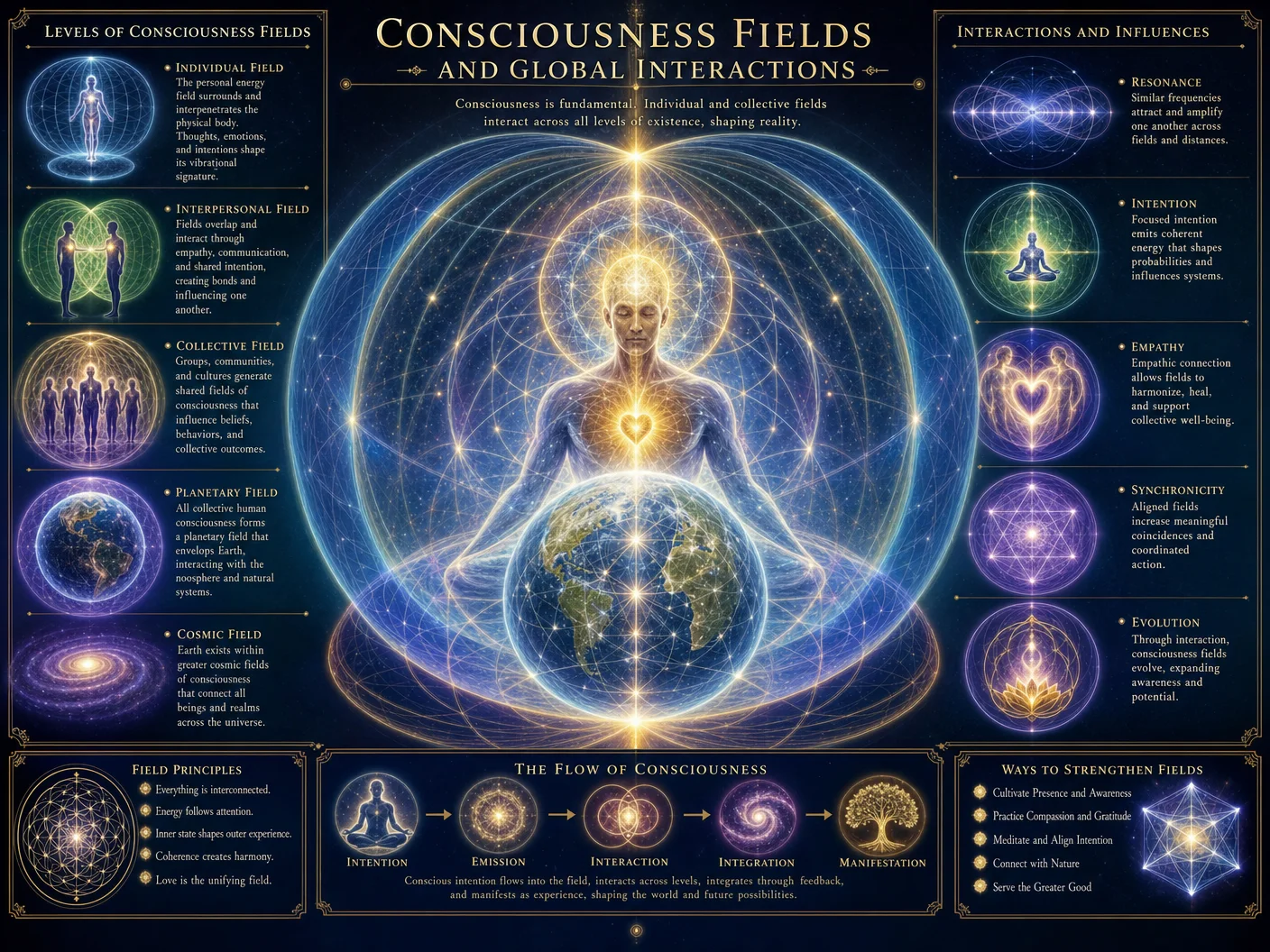Consciousness Fields and Global Interactions