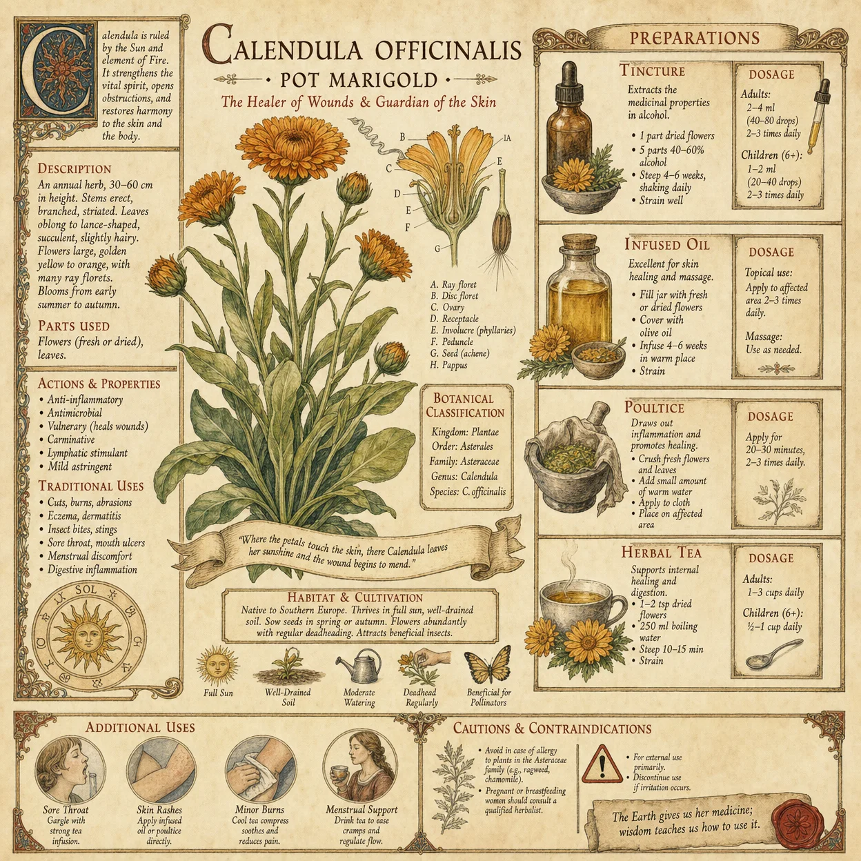 Herbal apothecary: medicinal plants with botanical accuracy,