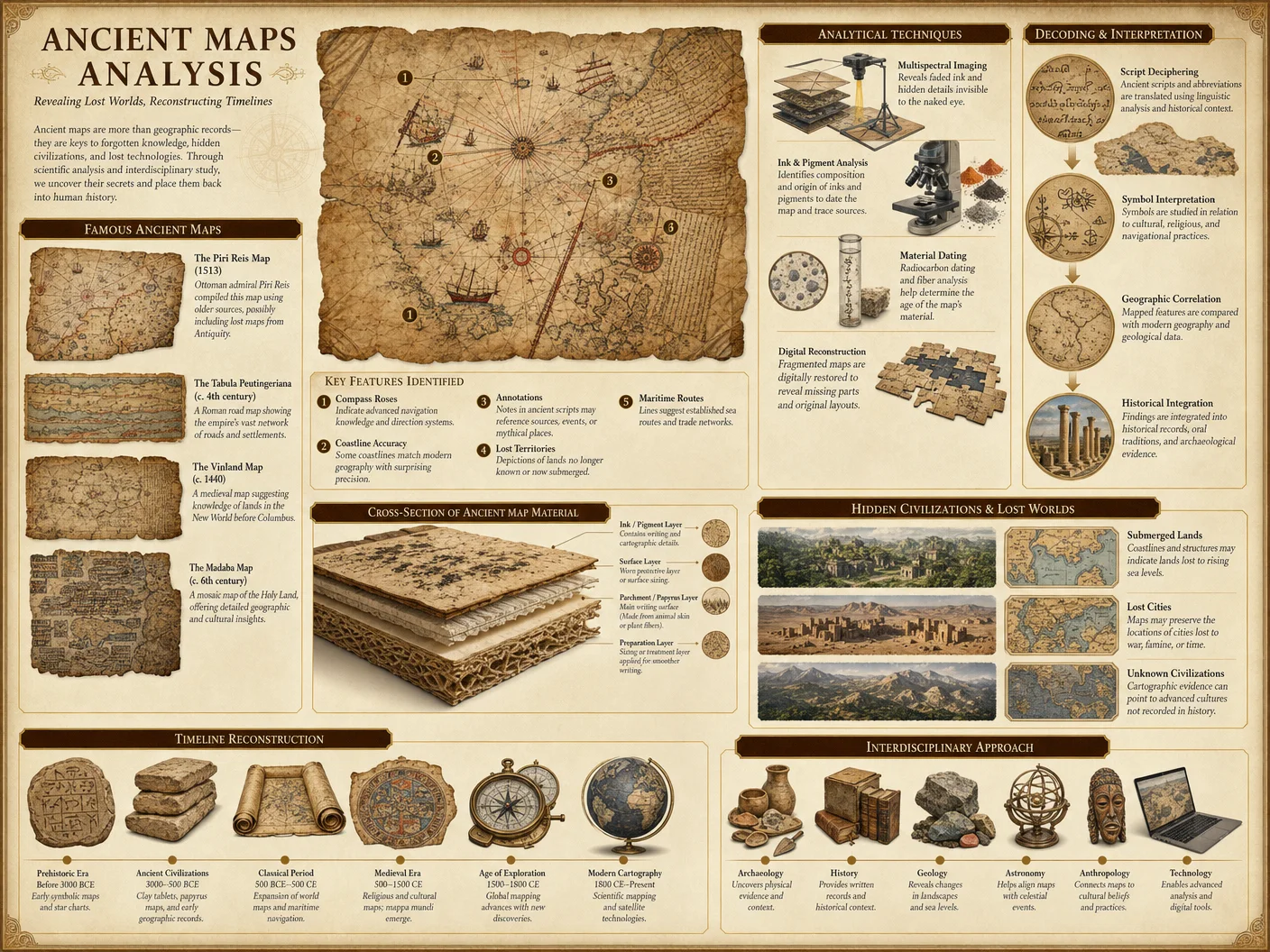 Ancient Maps Analysis