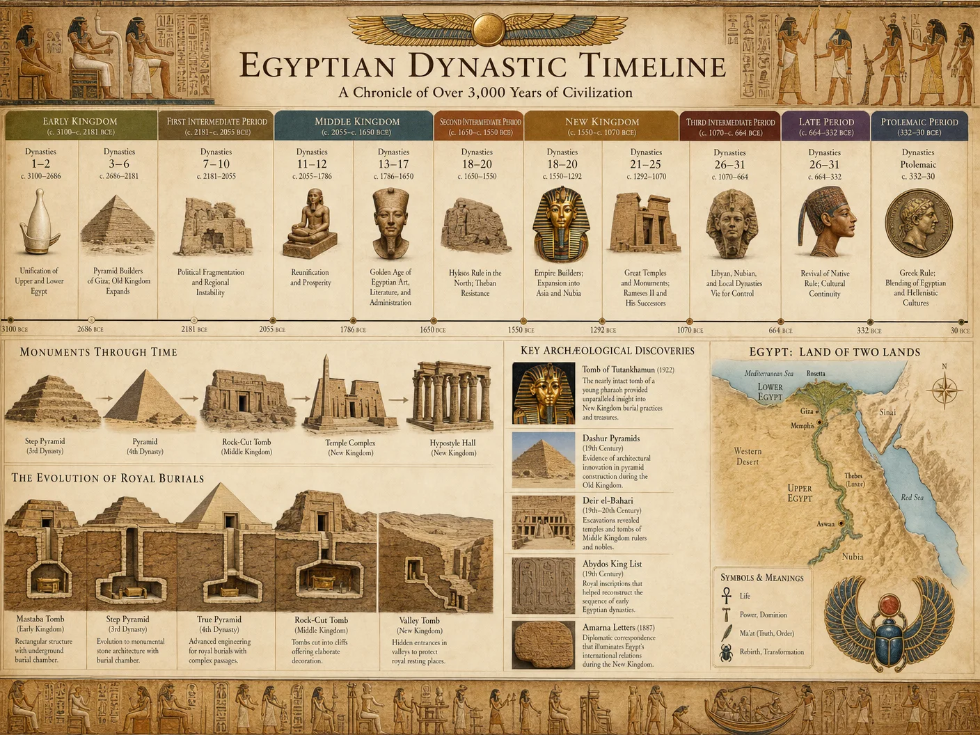 Egyptian Dynastic Timeline
