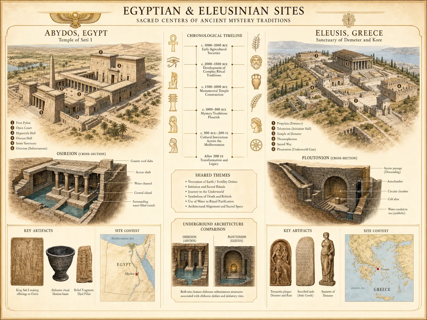 Egyptian & Eleusinian Sites