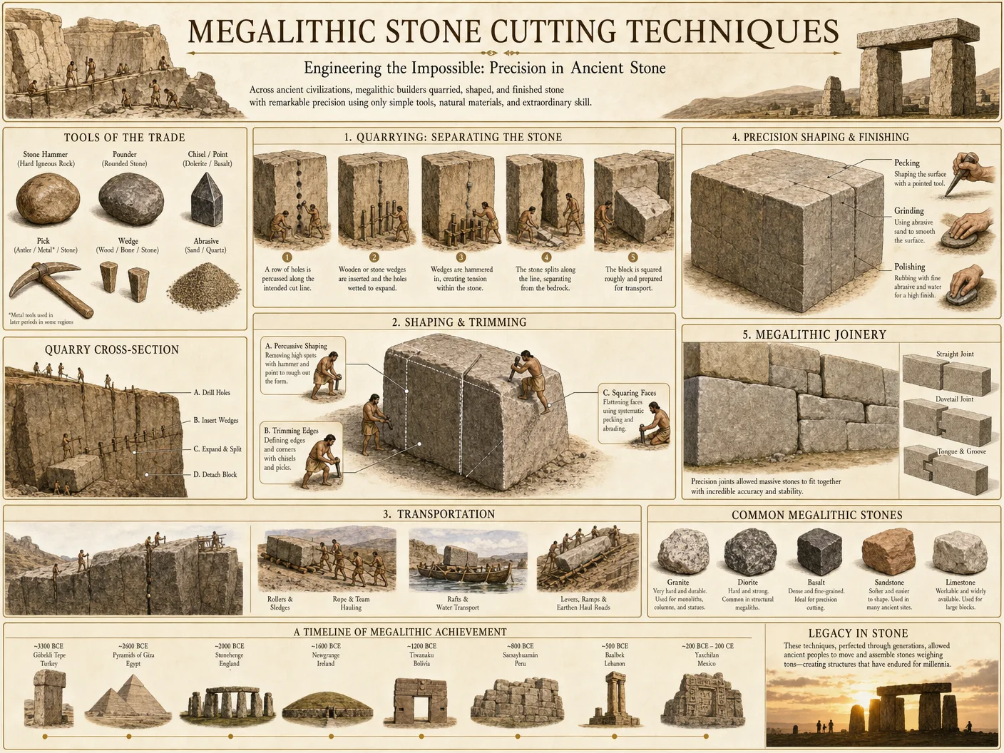 Megalithic Stone Cutting Techniques