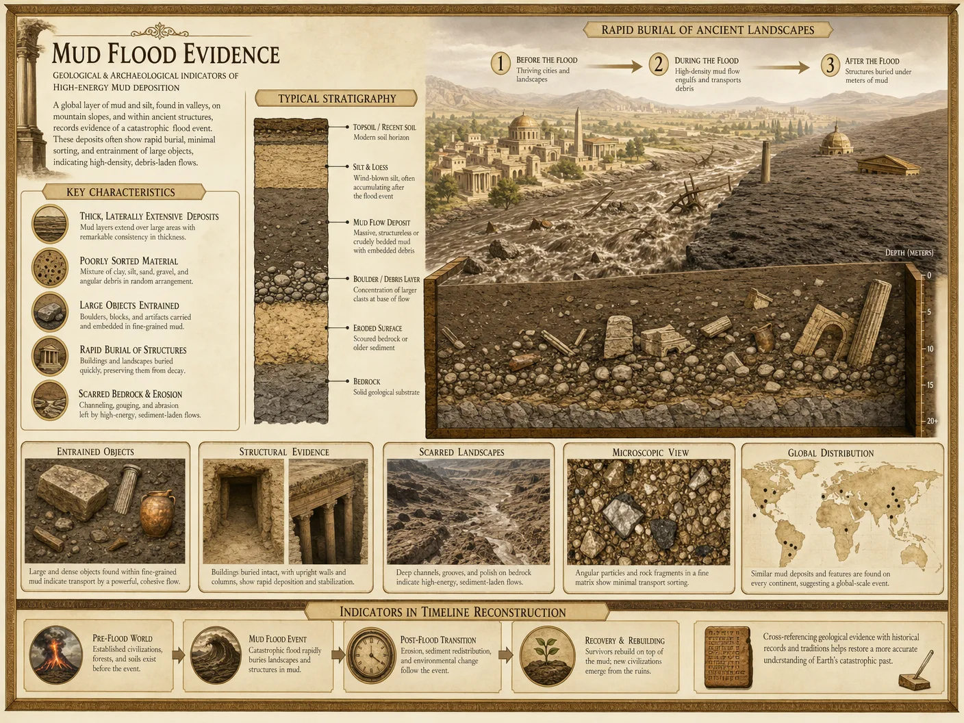 Mud Flood Evidence