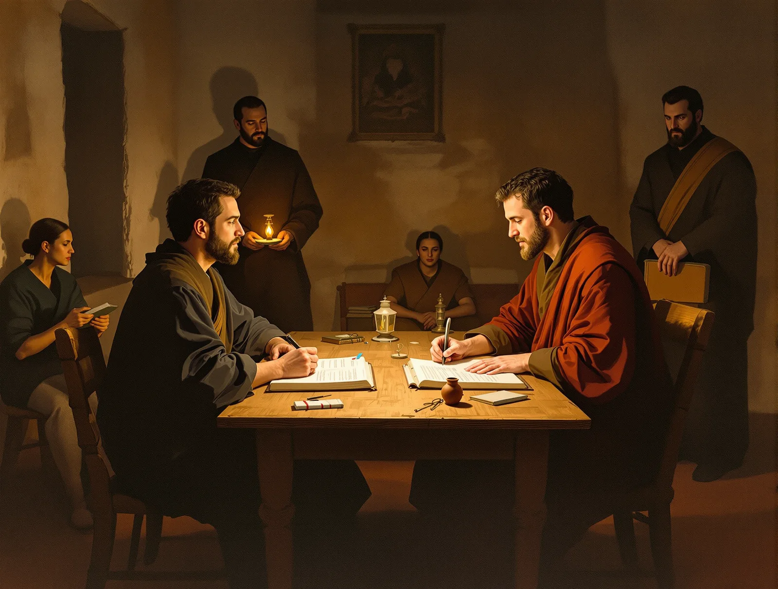 The Peer Validation: a brother's word entered in the ledger by lamplight