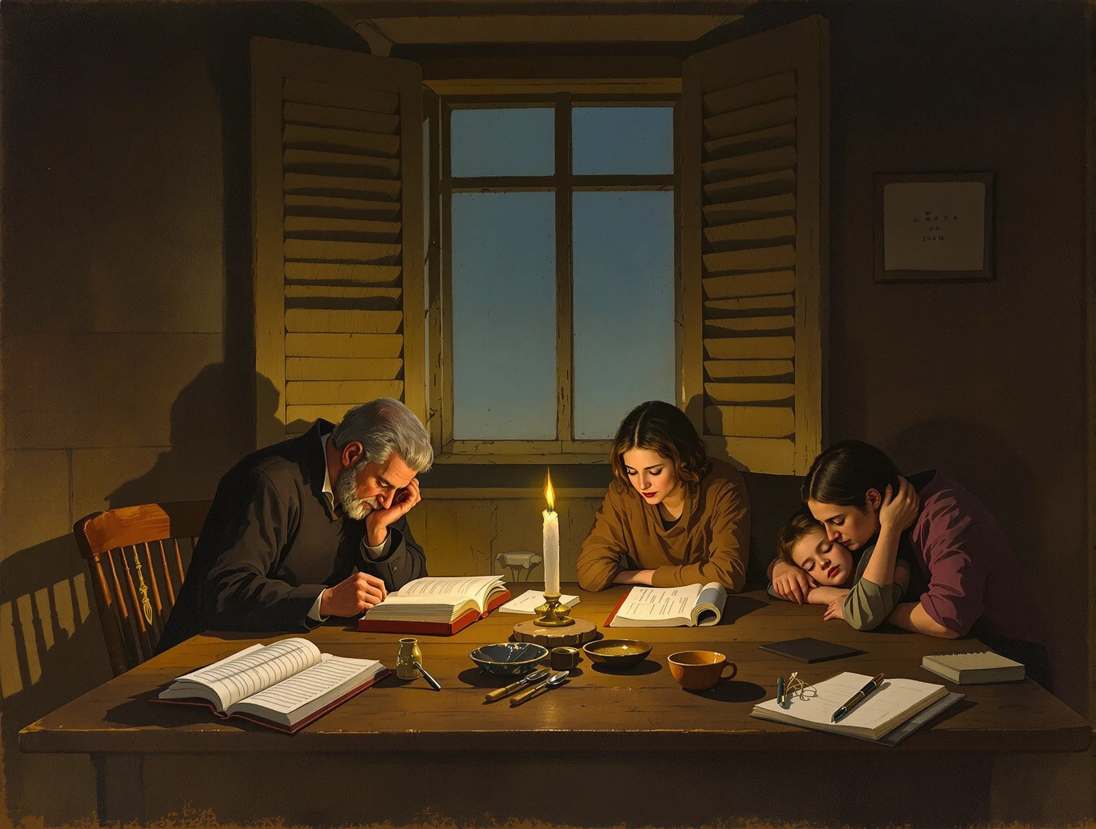 The Quiet House: A Household Continuing Its Practice Behind Shuttered Windows