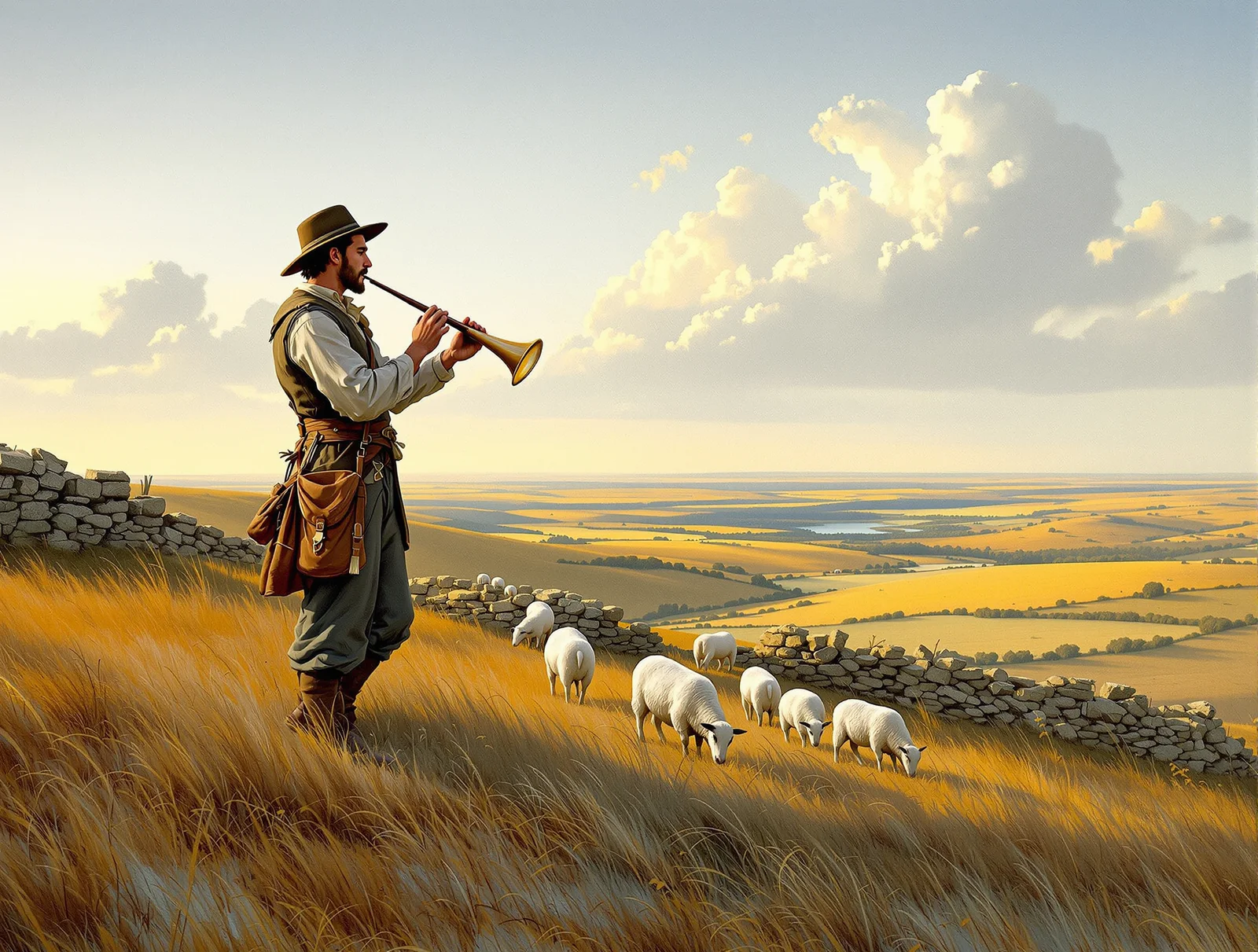 The shepherd's hornpipe at the fold