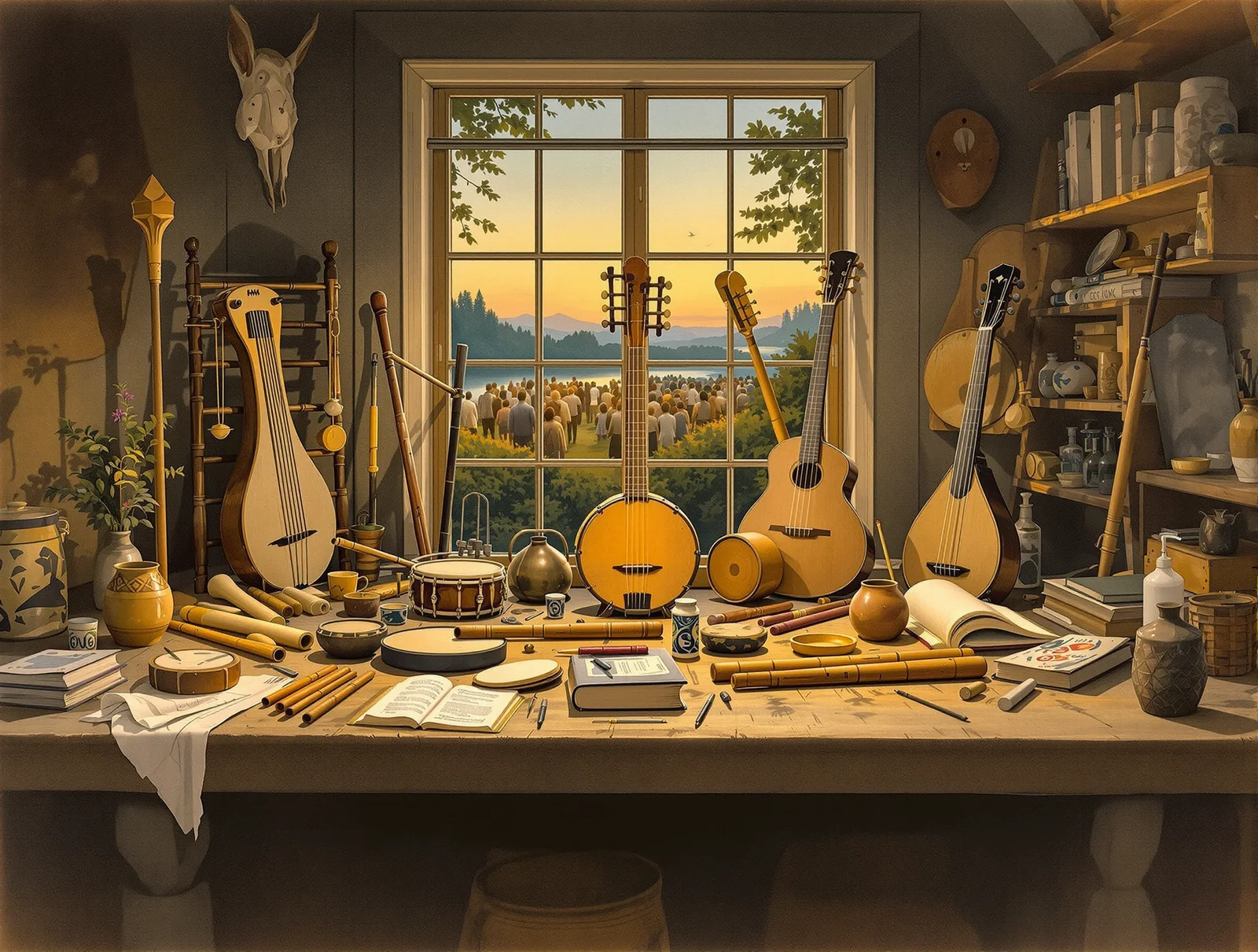 The complete kit: the Practitioner's bench at the end of the volume