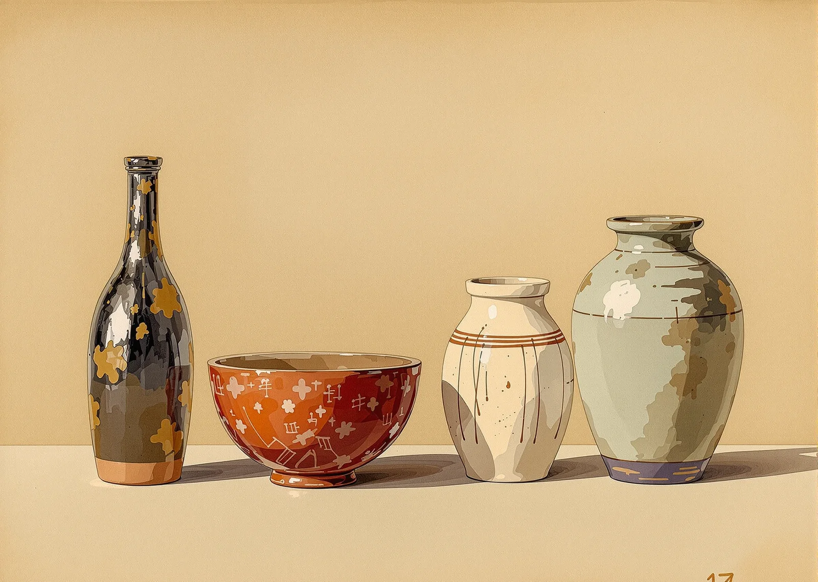 The four safe surfaces: burnish, sigillata, slip, ash glaze