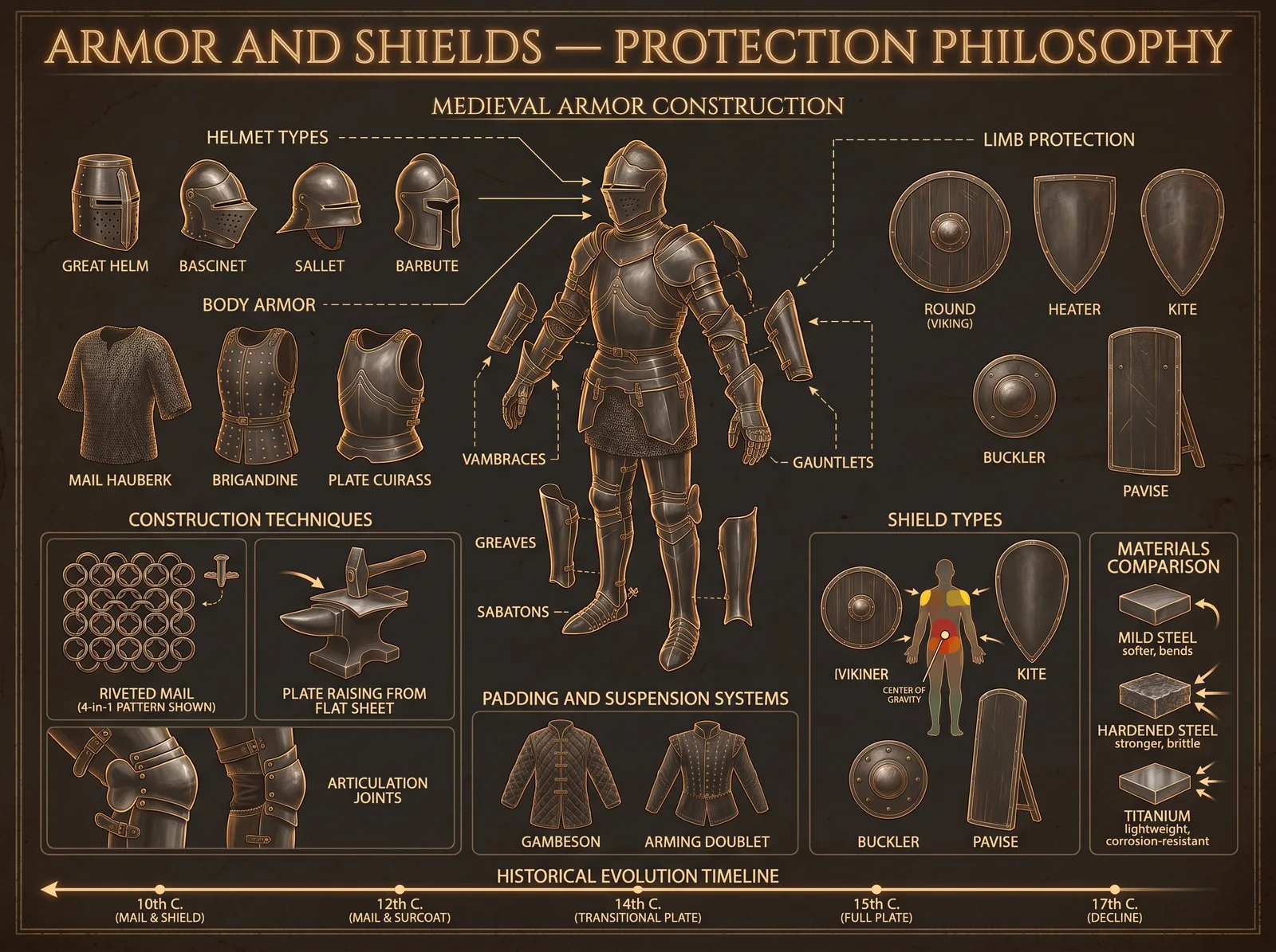 Armor and Shield Construction