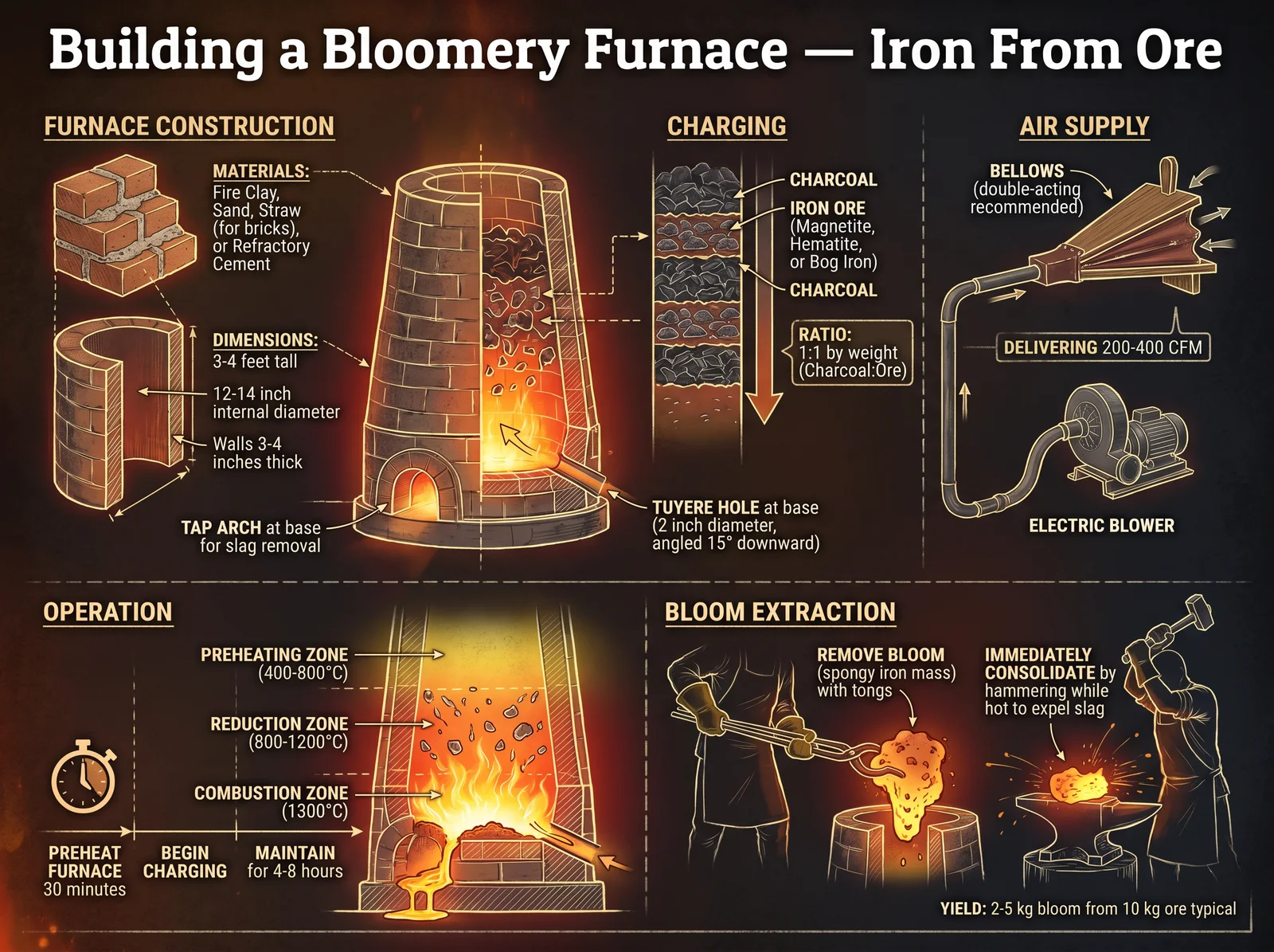 Building a Bloomery Furnace
