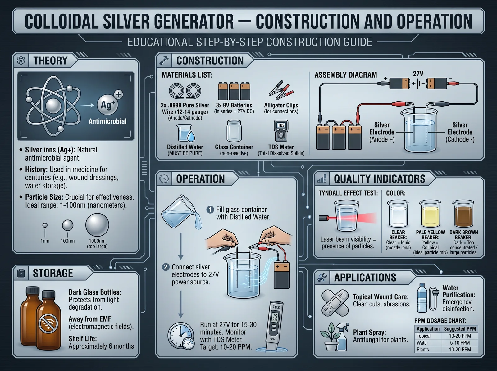 Colloidal Silver Production