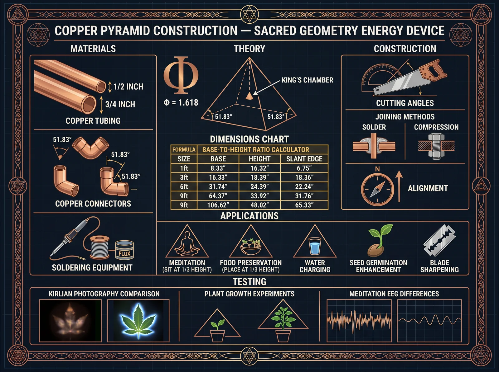Copper Pyramid Construction