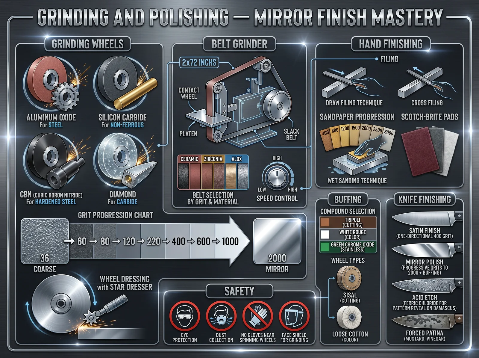 Grinding and Polishing — Mirror Finish