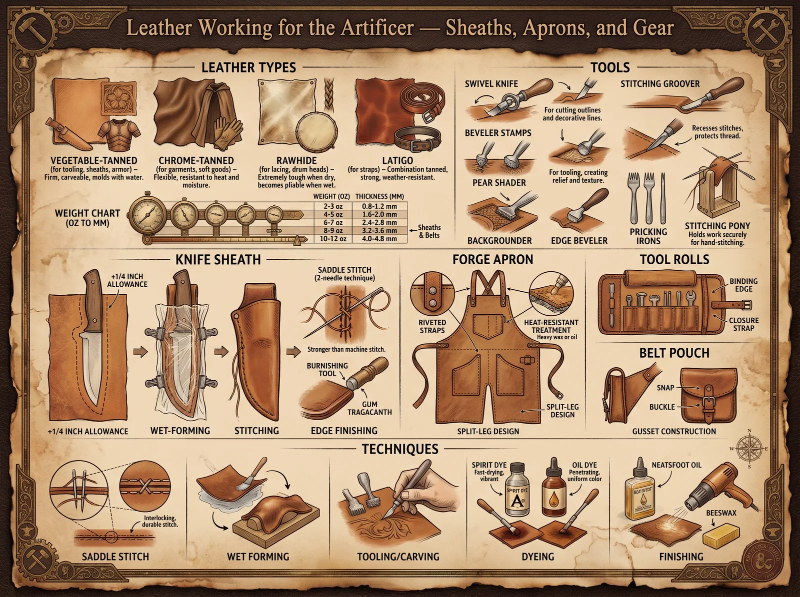 Leather Working for the Artificer