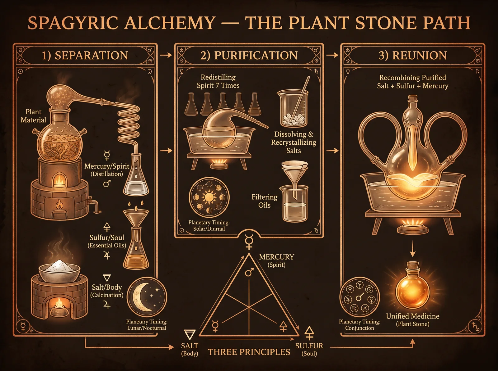 Spagyric Alchemy — Plant and Metal