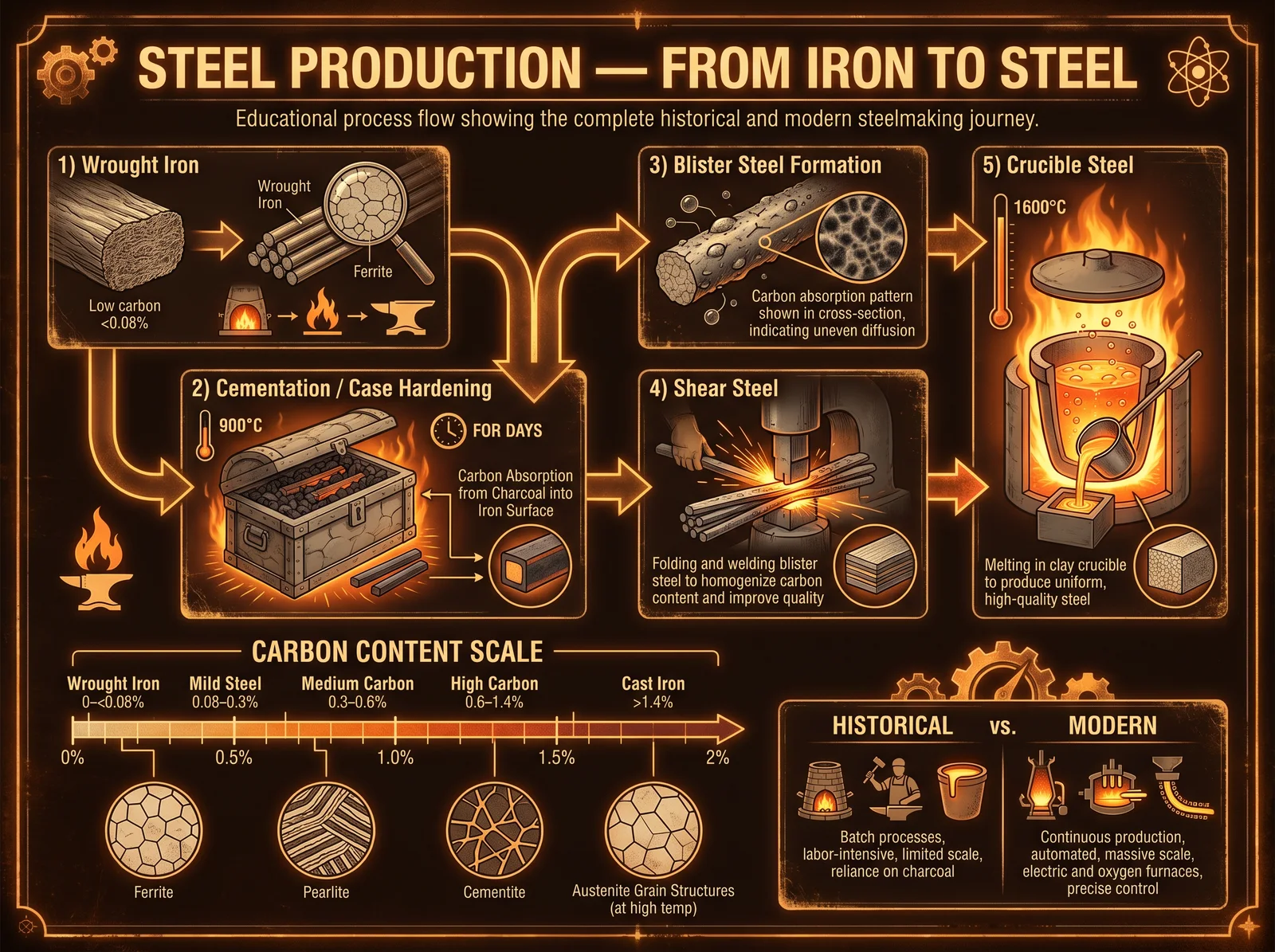 Steel Production Methods