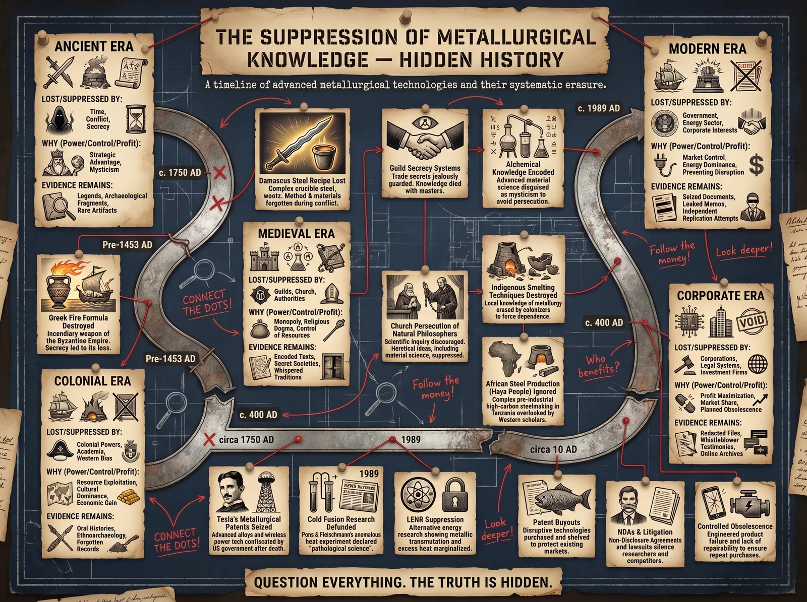 The Suppression of Metallurgical Knowledge