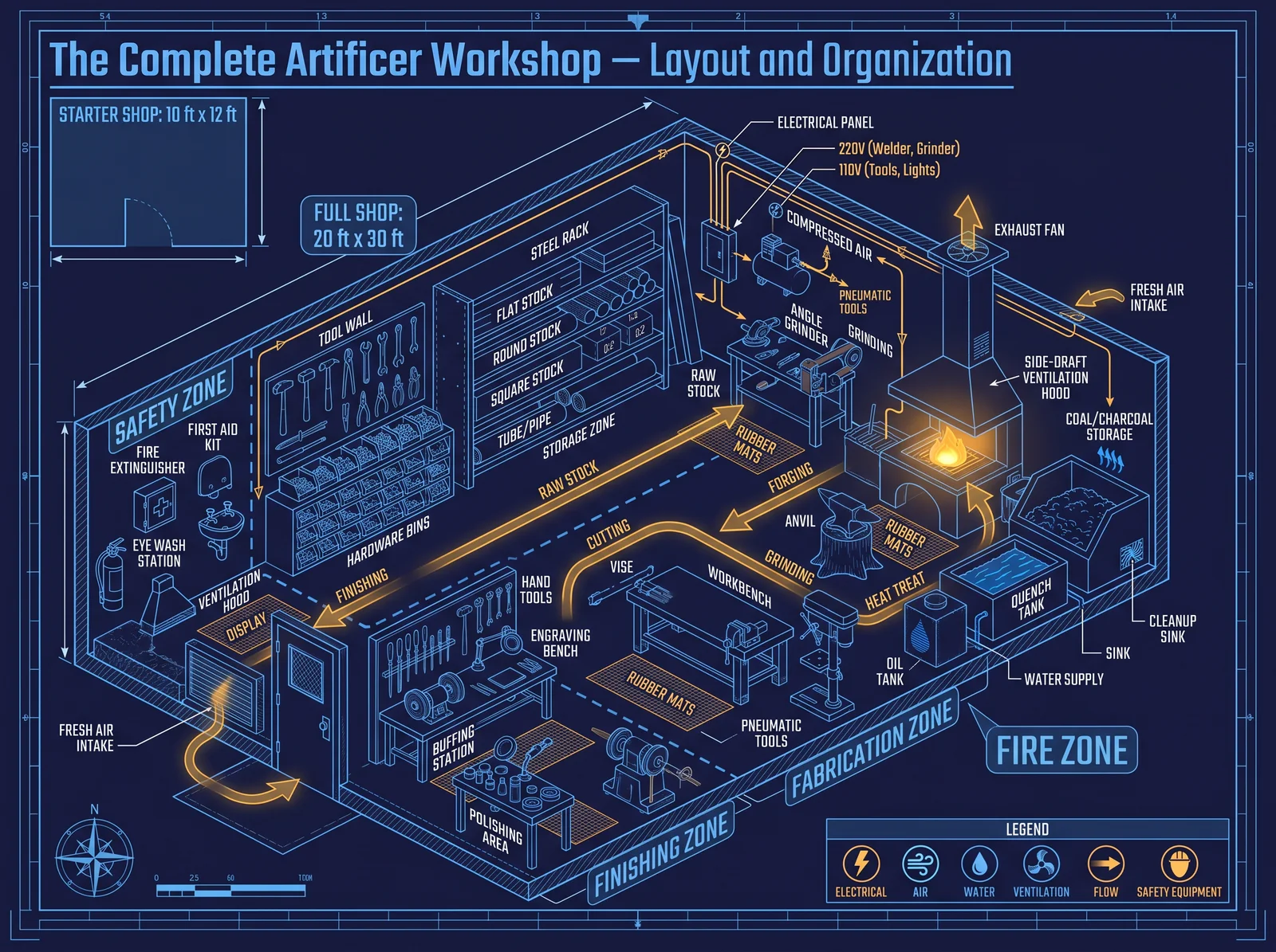 The Complete Artificer Workshop Layout
