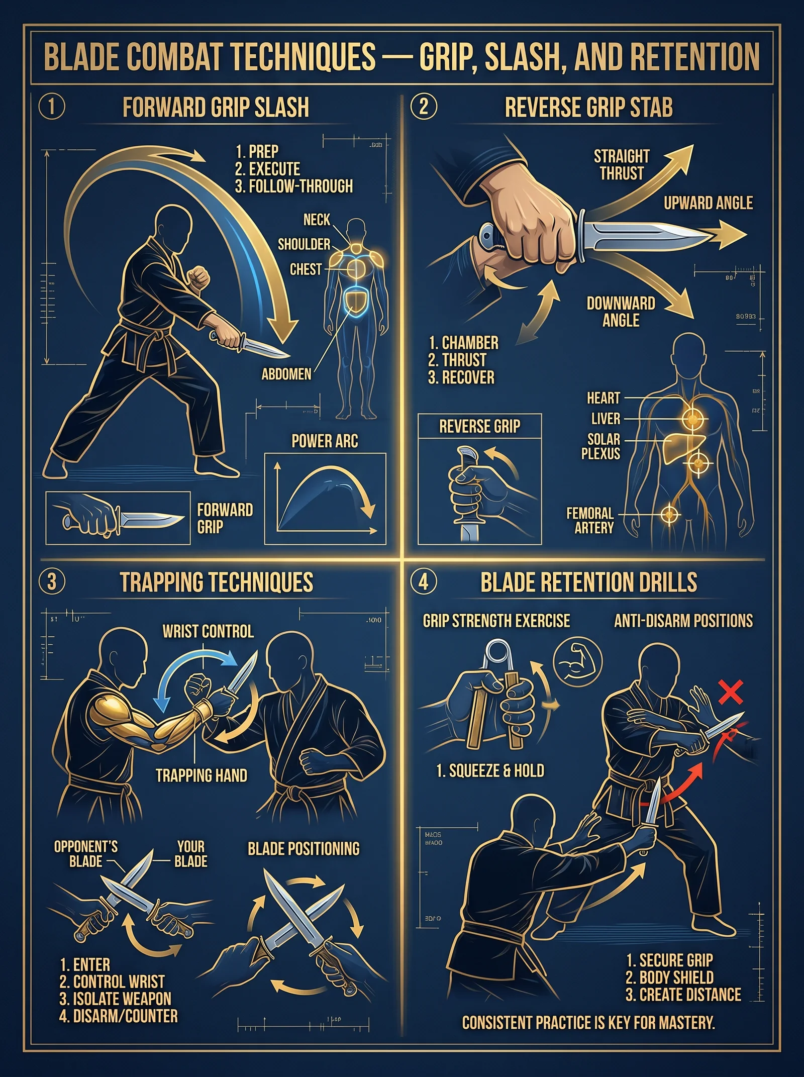 Blade Techniques — Cutting and Thrusting