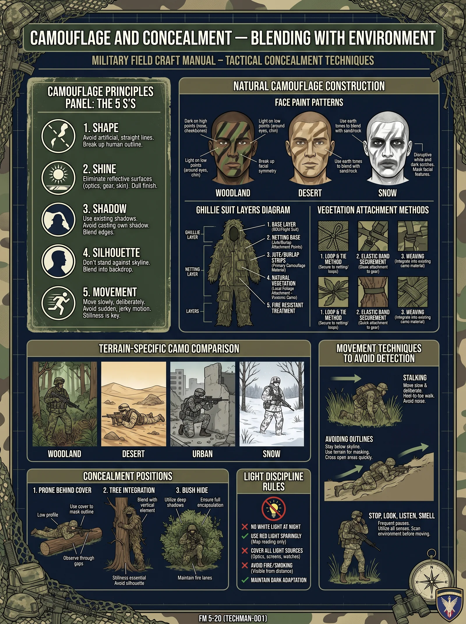 Camouflage — Concealment and Deception