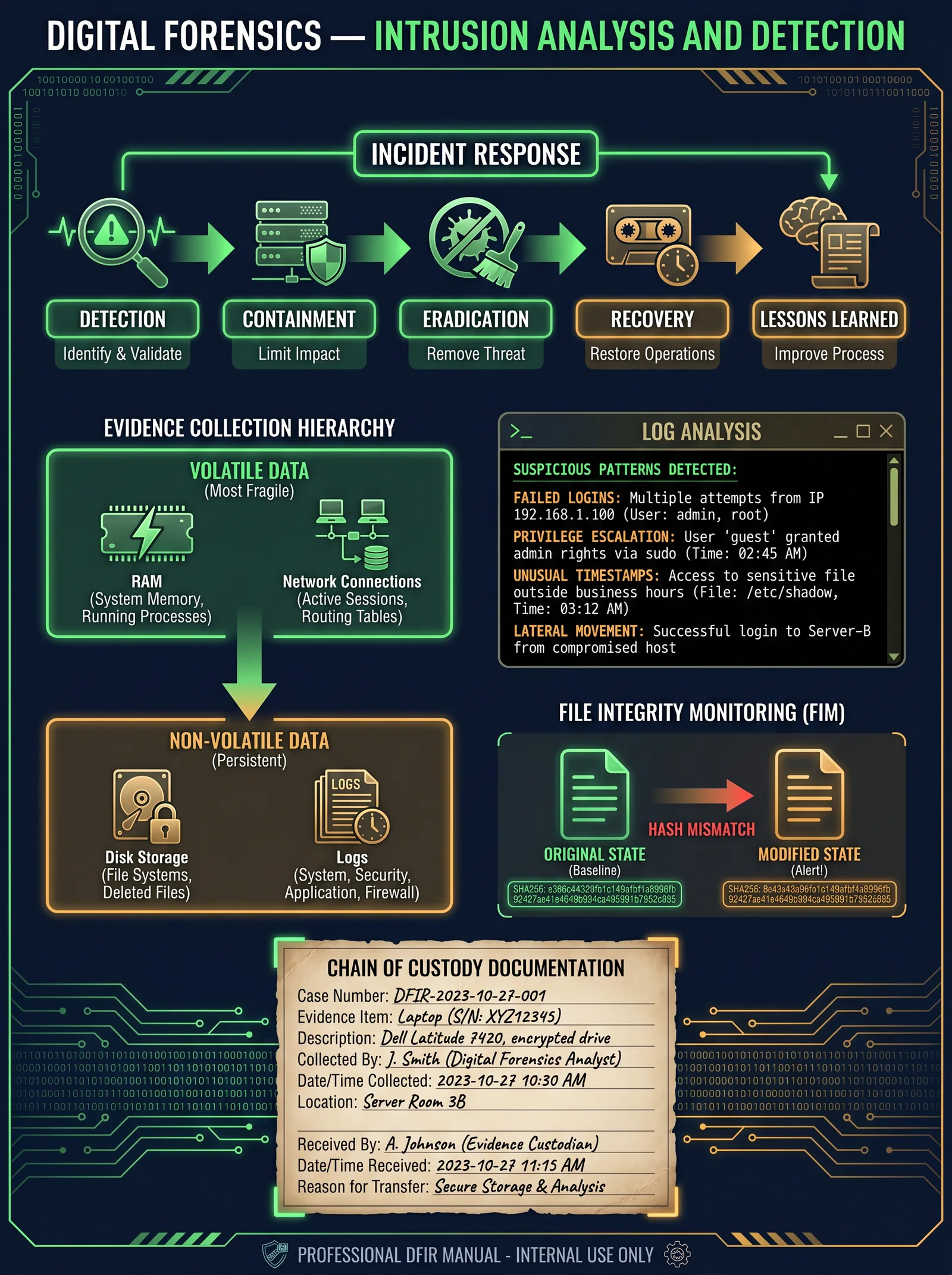 Digital Forensics — Evidence and Counter-Forensics