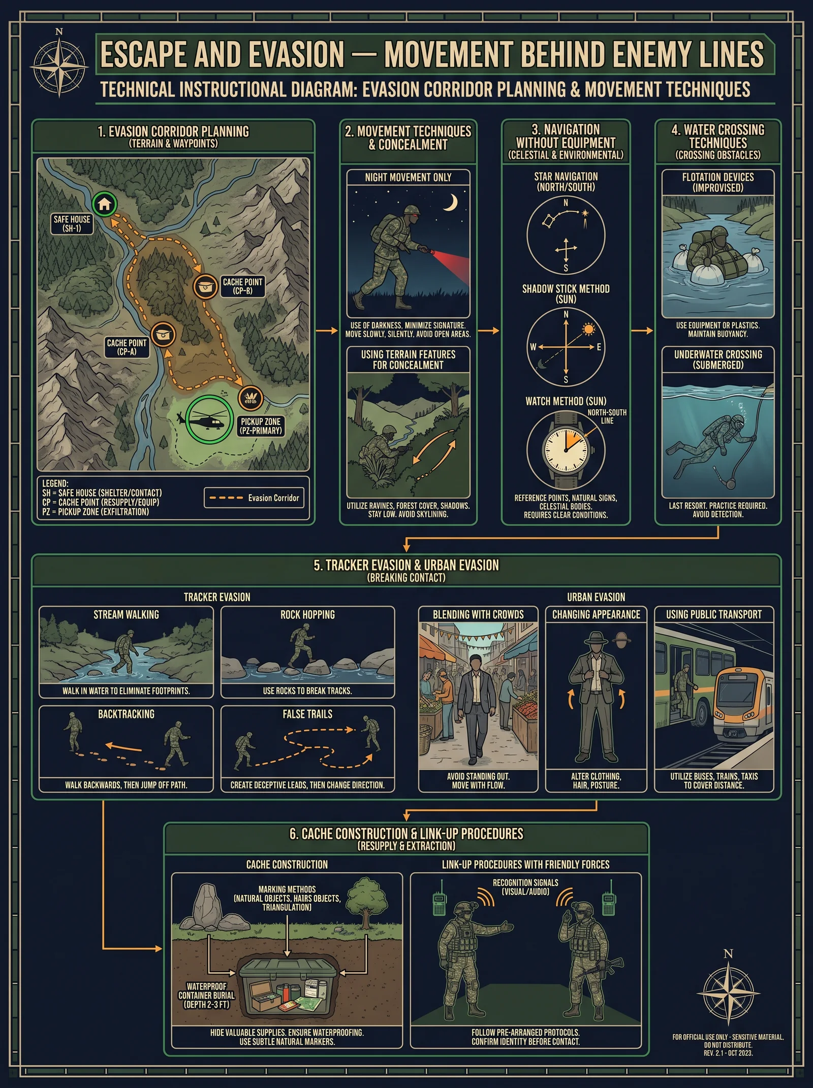 Escape and Evasion — Movement Behind Enemy Lines