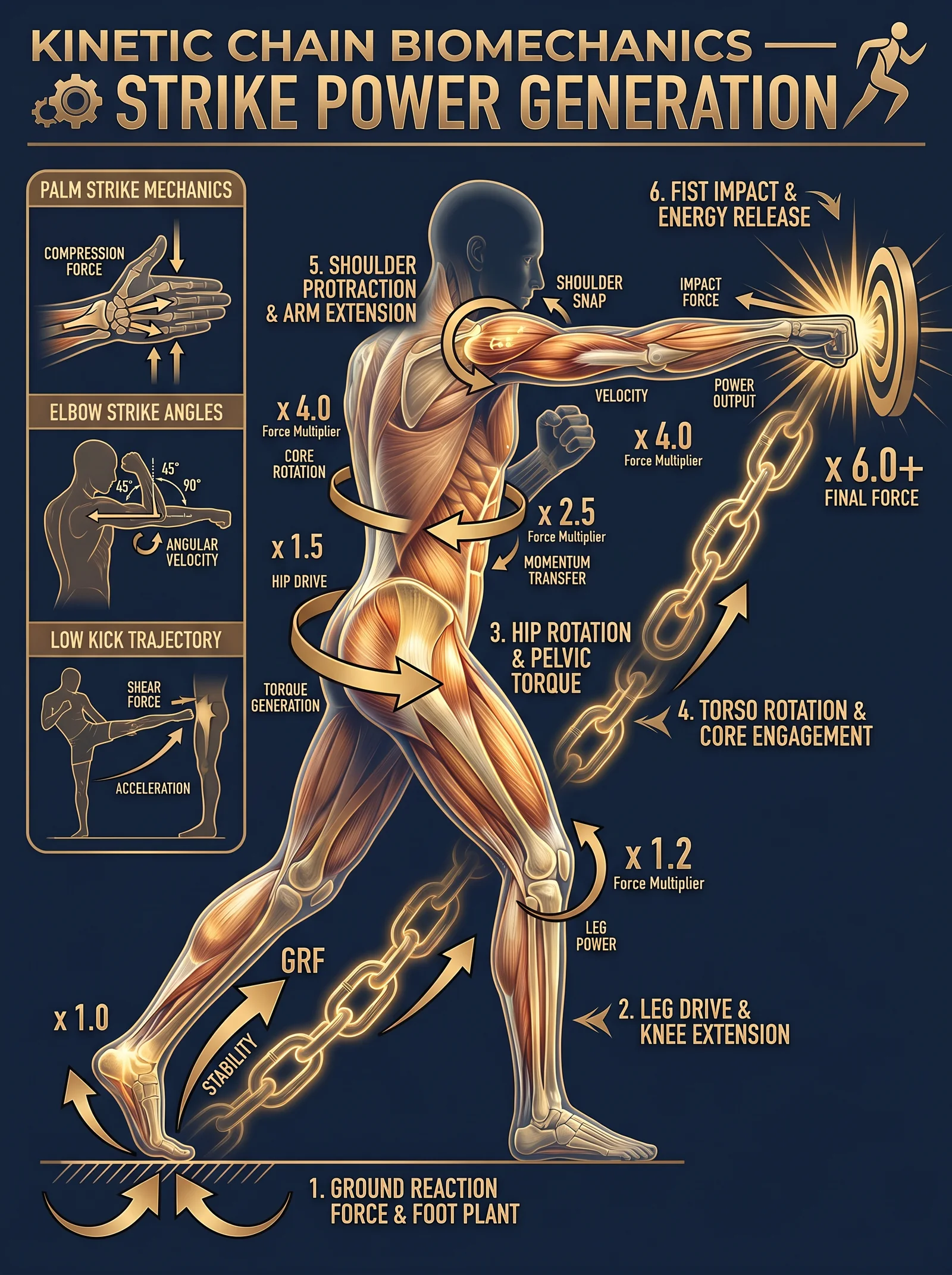 Kinetic Chain — Power Generation in Strikes
