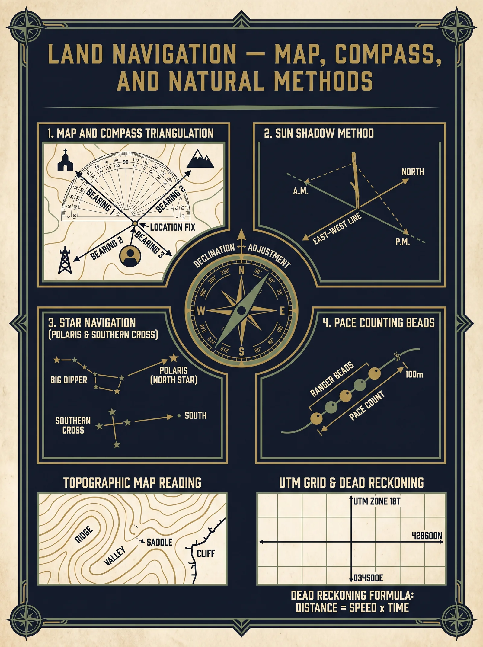 Navigation — Land Navigation Without GPS