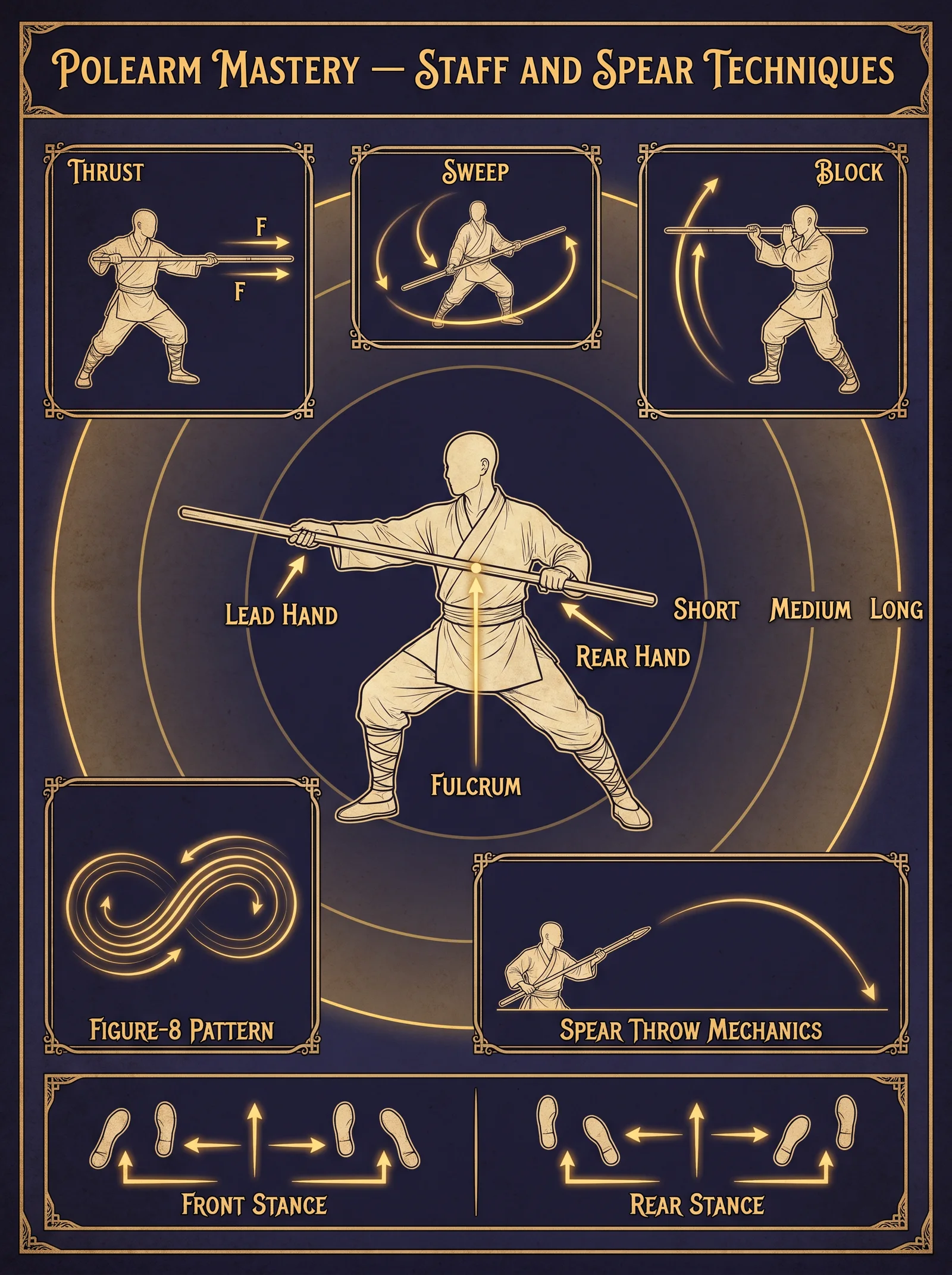 Polearms — Reach Weapons and Staff Combat