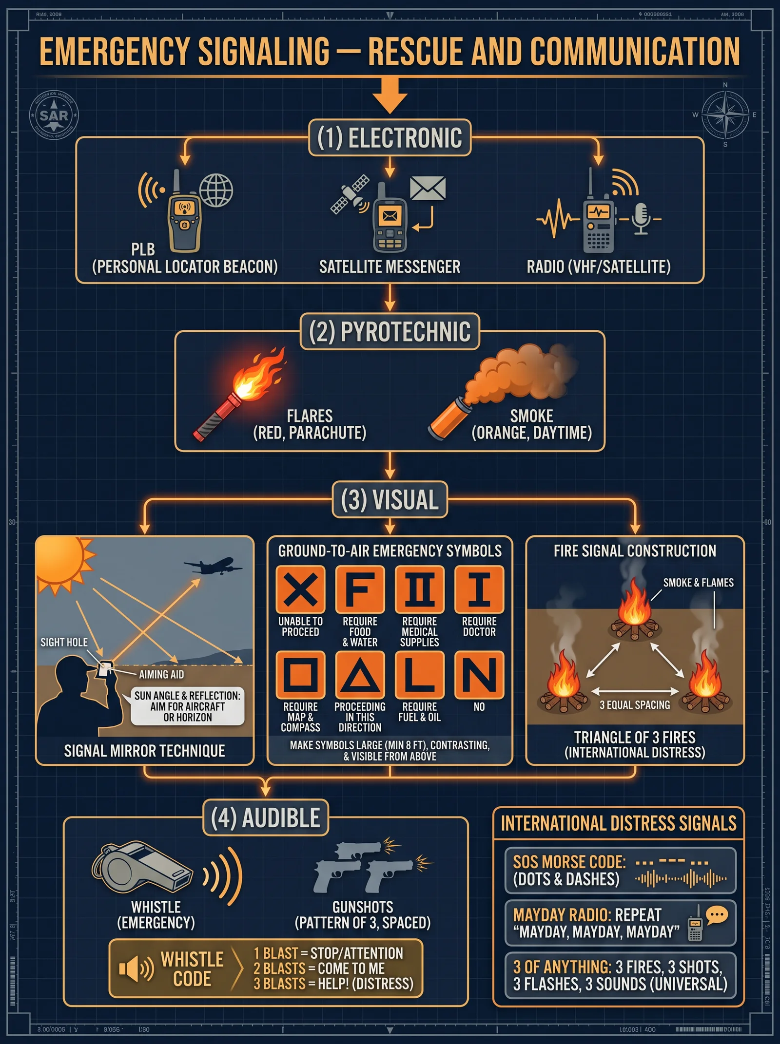 Signaling — Emergency Communication Methods