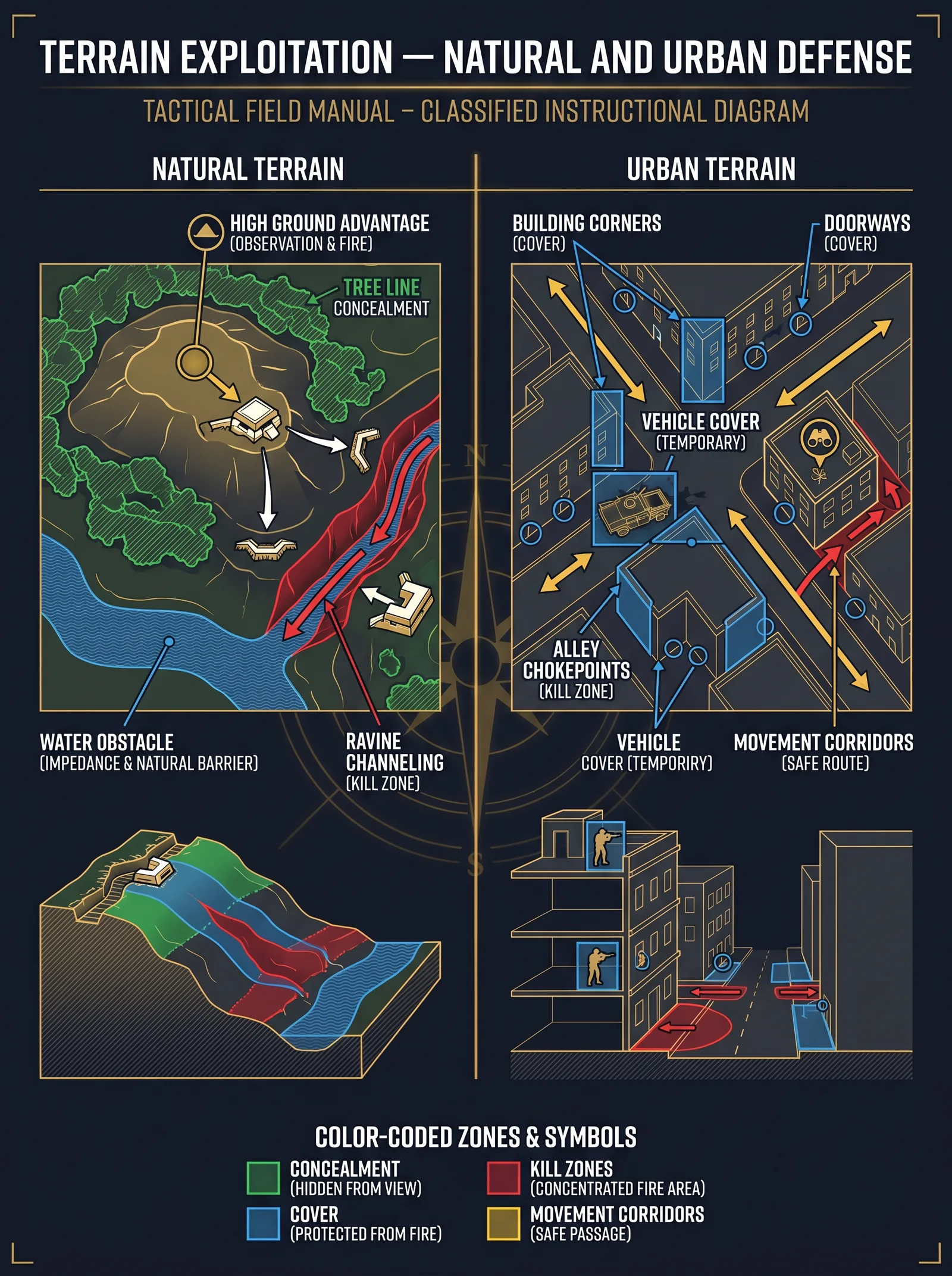 Terrain Defense — Using Geography as a Weapon
